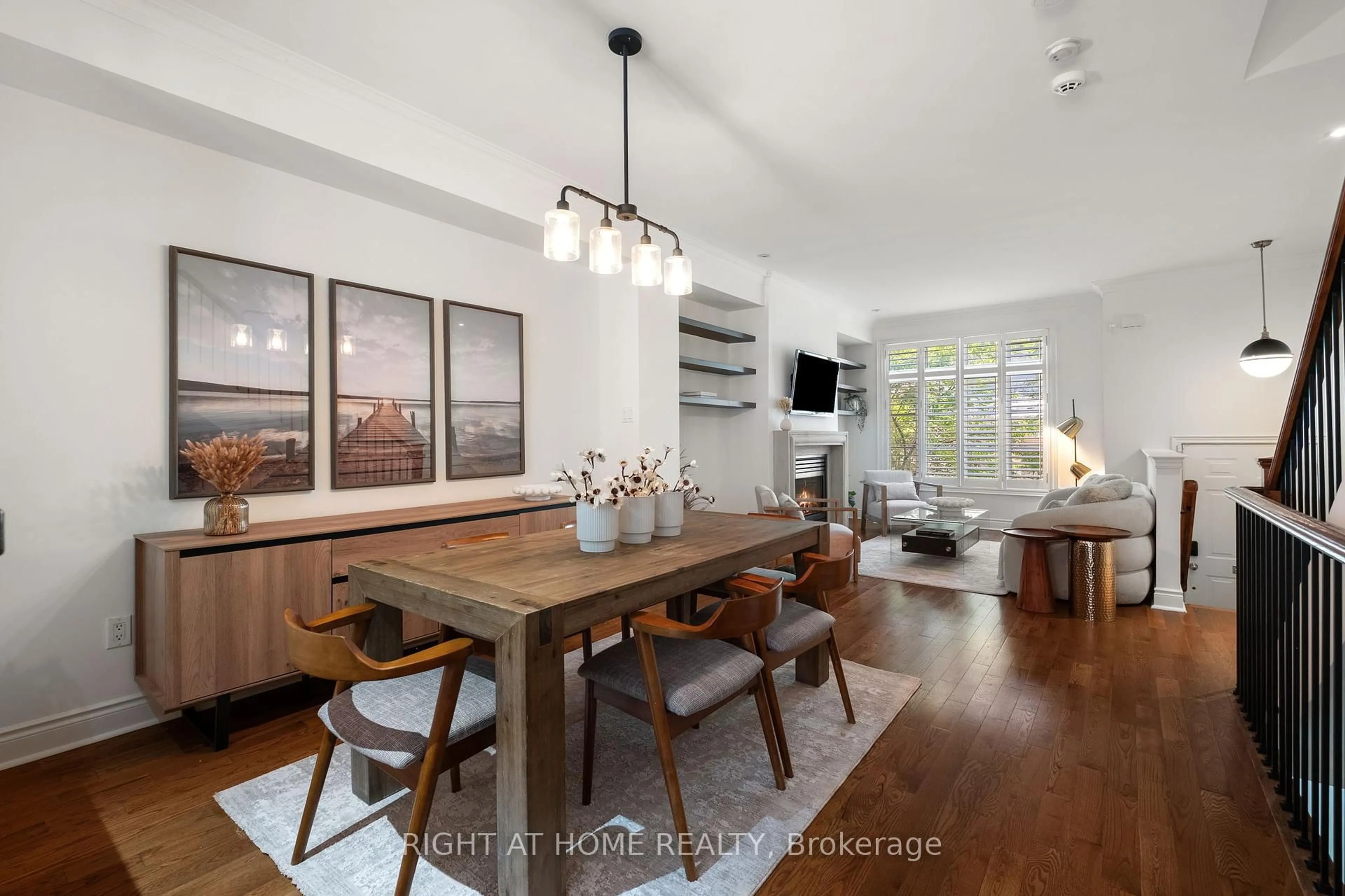 Open concept kitchen, wood/laminate floor for 245 Van Dusen Blvd #2, Toronto Ontario M8Z 3J2