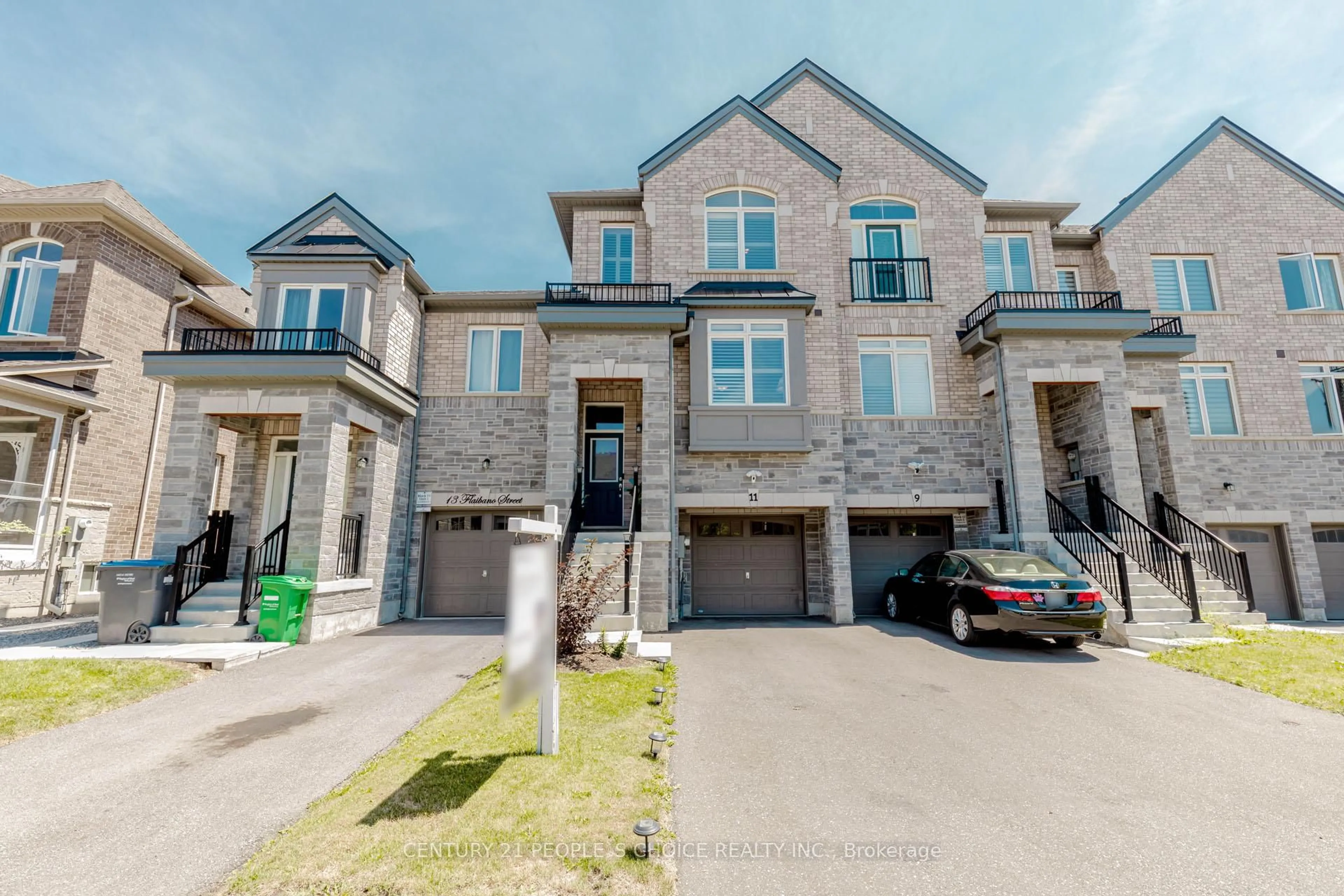 A pic from outside/outdoor area/front of a property/back of a property/a pic from drone, street for 11 Flaibano St, Brampton Ontario L6Z 0J7