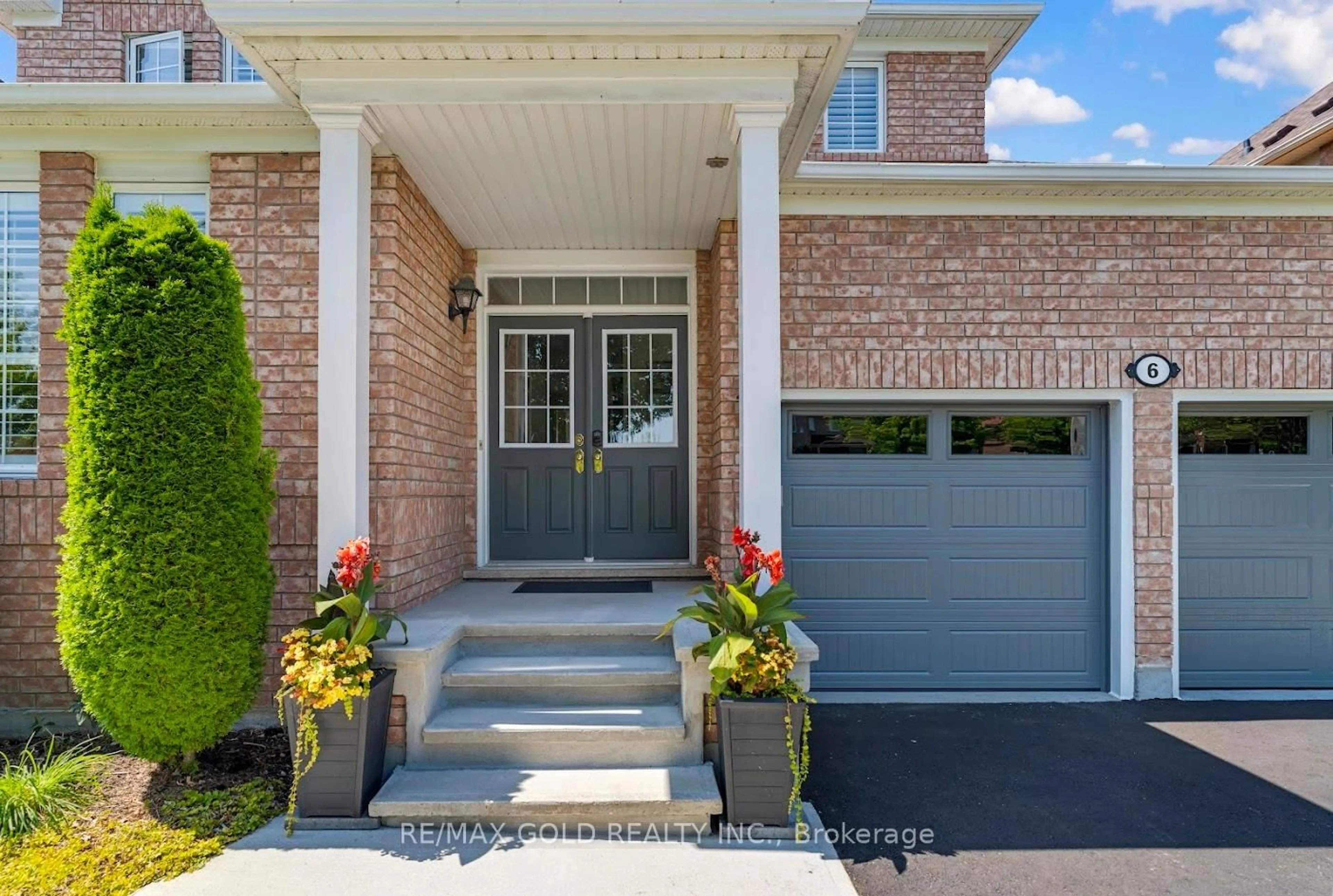 Home with brick exterior material, street for 6 Farad Crt, Brampton Ontario L6P 1S6