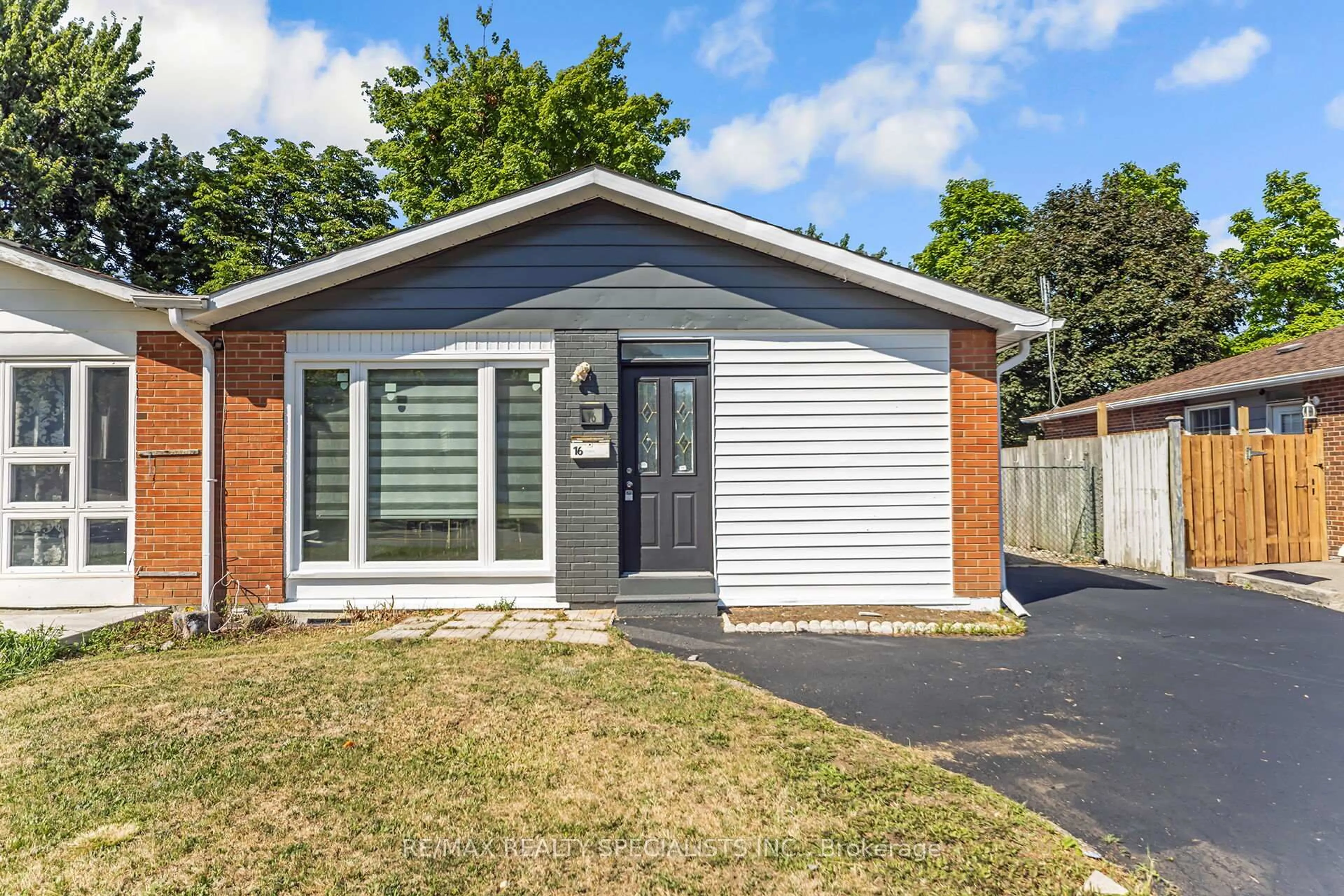 Home with brick exterior material, street for 16 Drake Blvd, Brampton Ontario L6T 3K9