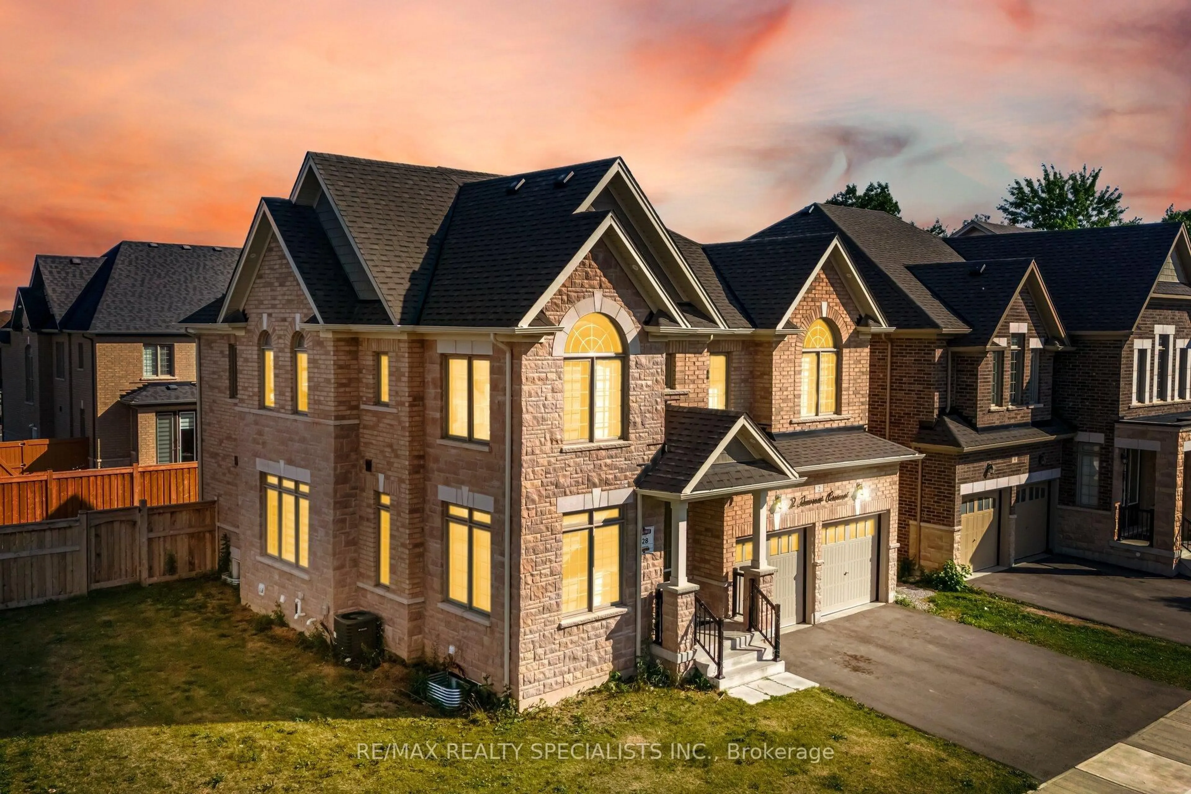 Home with brick exterior material, building for 2 Jenwood Cres, Brampton Ontario L6R 4C6
