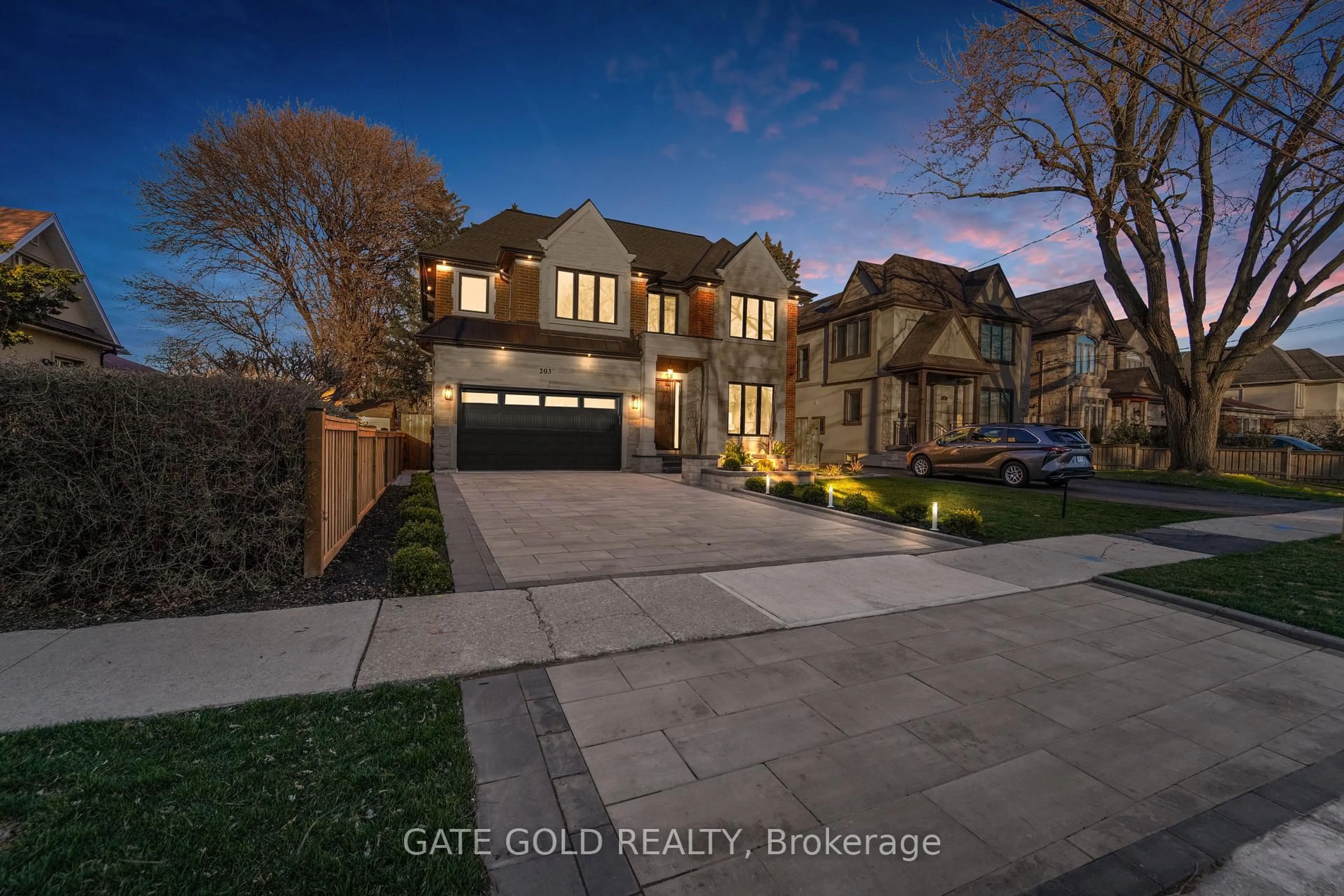 A pic from outside/outdoor area/front of a property/back of a property/a pic from drone, street for 203 Shaver Ave, Toronto Ontario M9B 4N9