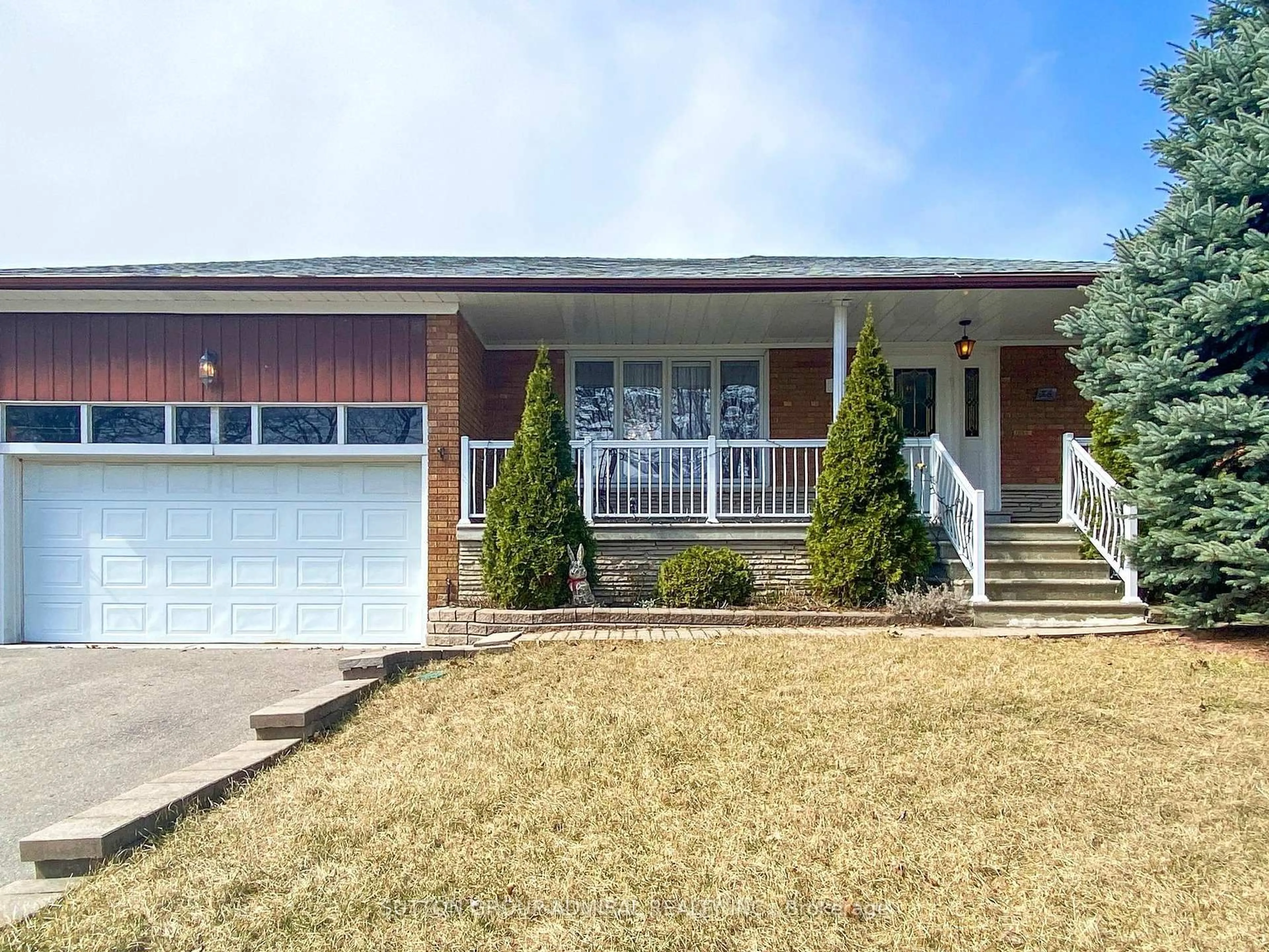 Home with vinyl exterior material, street for 36 Bluehaven Cres, Toronto Ontario M9M 1W5