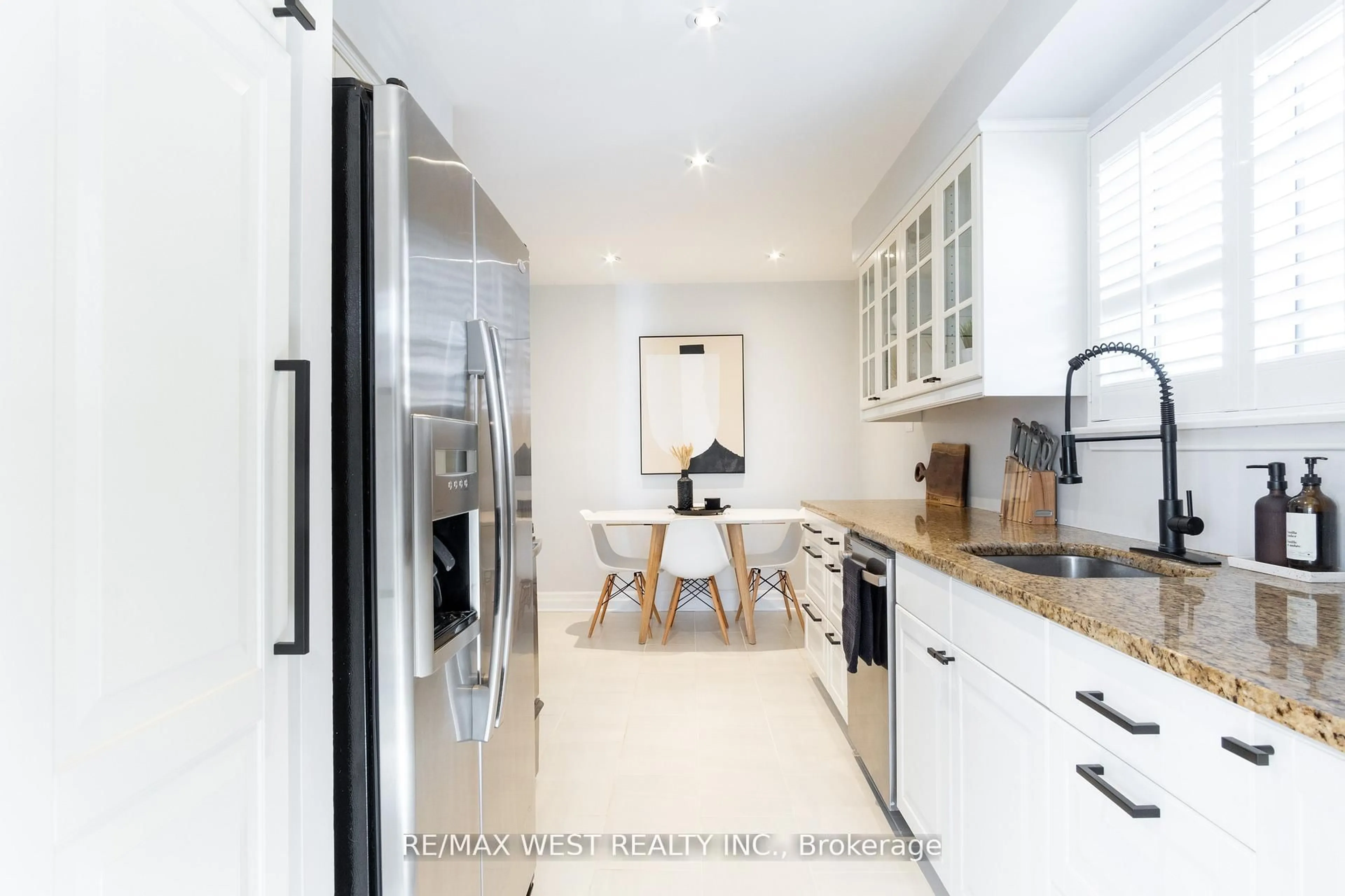 Contemporary kitchen, ceramic/tile floor for 30 Tindale Rd, Brampton Ontario L6V 2G9