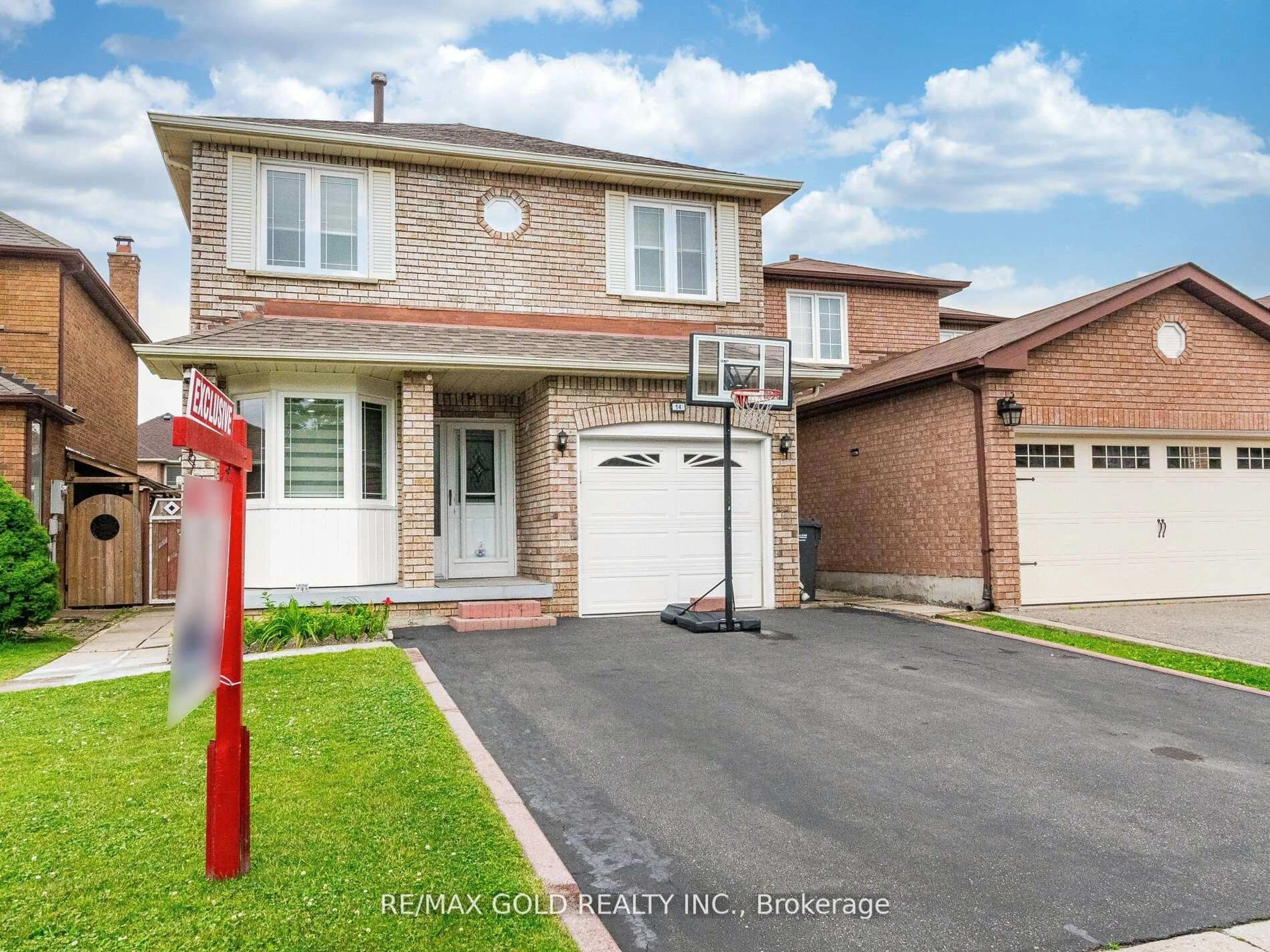 Home with brick exterior material, street for 14 Kentucky Dr, Brampton Ontario L6Y 4G2