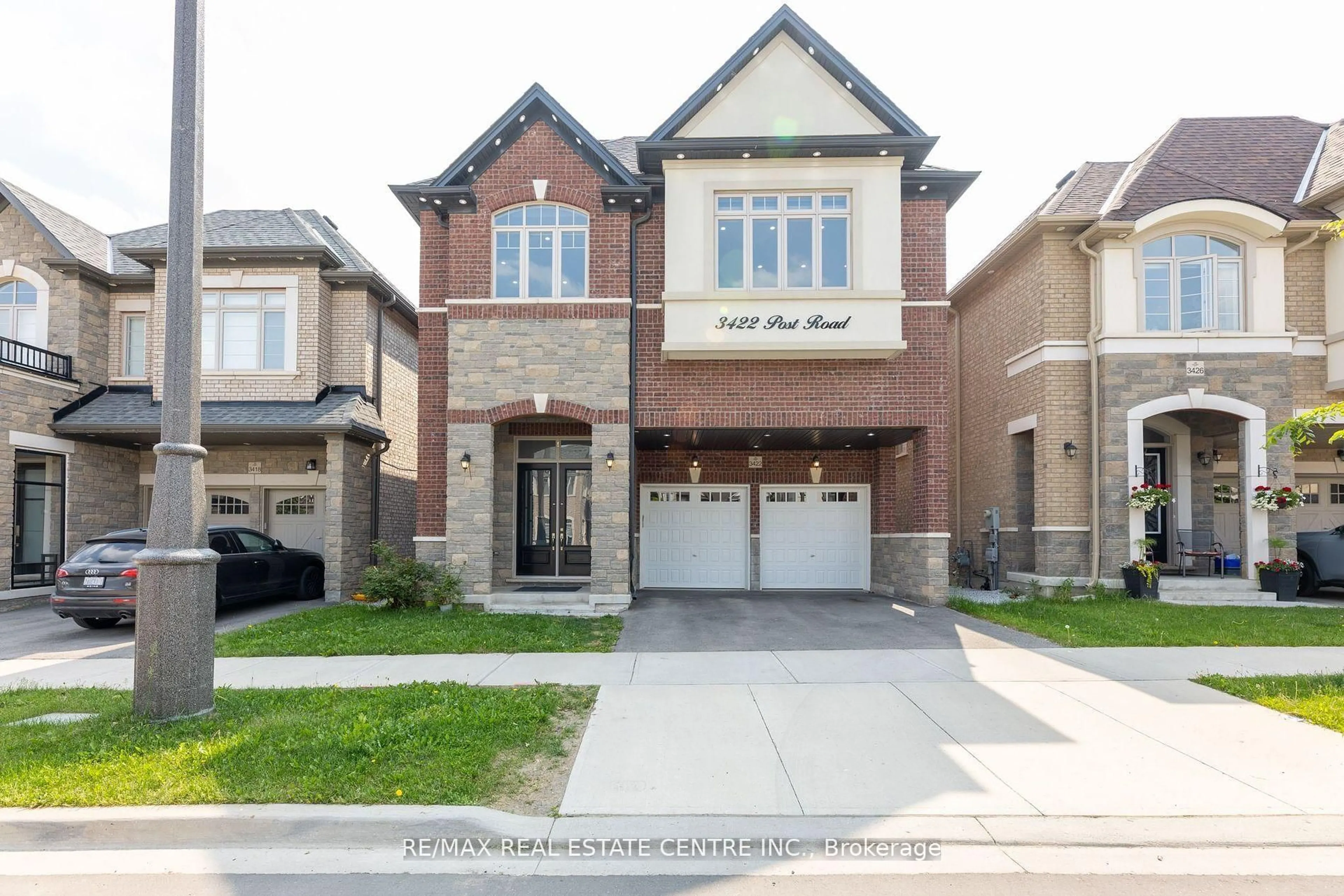 Home with brick exterior material, street for 3422 Post Rd, Oakville Ontario L6H 0Y4