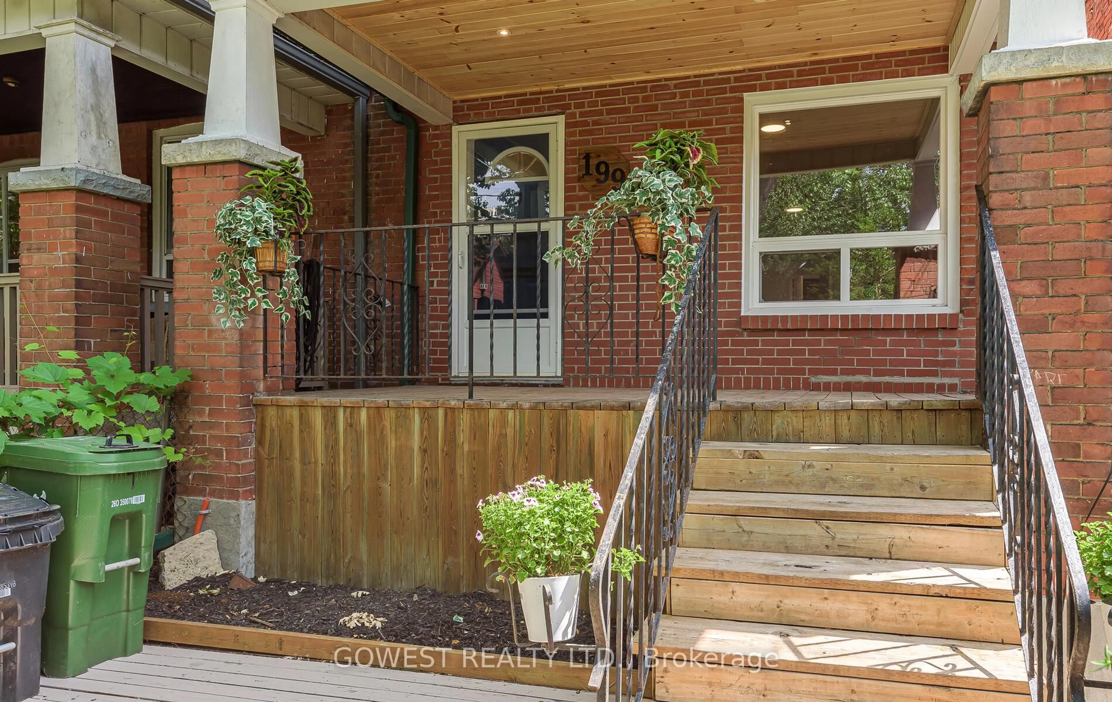 Home with brick exterior material, street for 199 Indian Grve, Toronto Ontario M6P 2H4