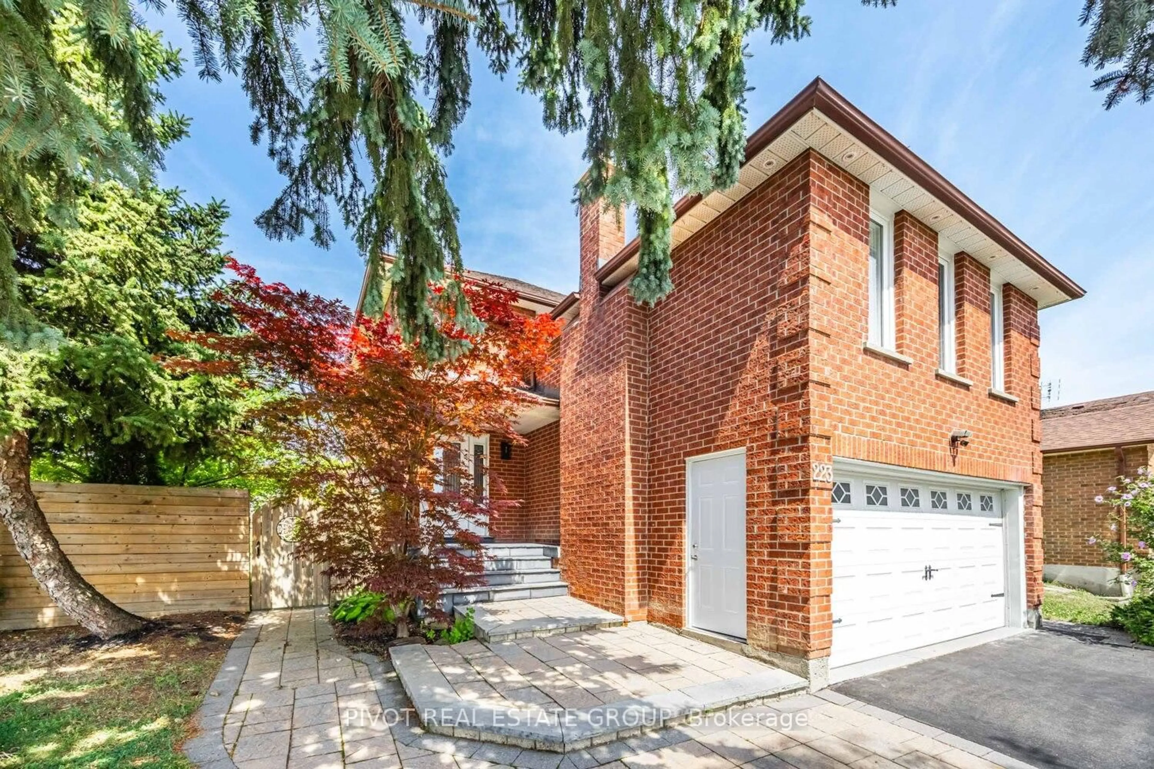 Home with brick exterior material, street for 223 Lech Walesa Dr, Mississauga Ontario L5B 3H7