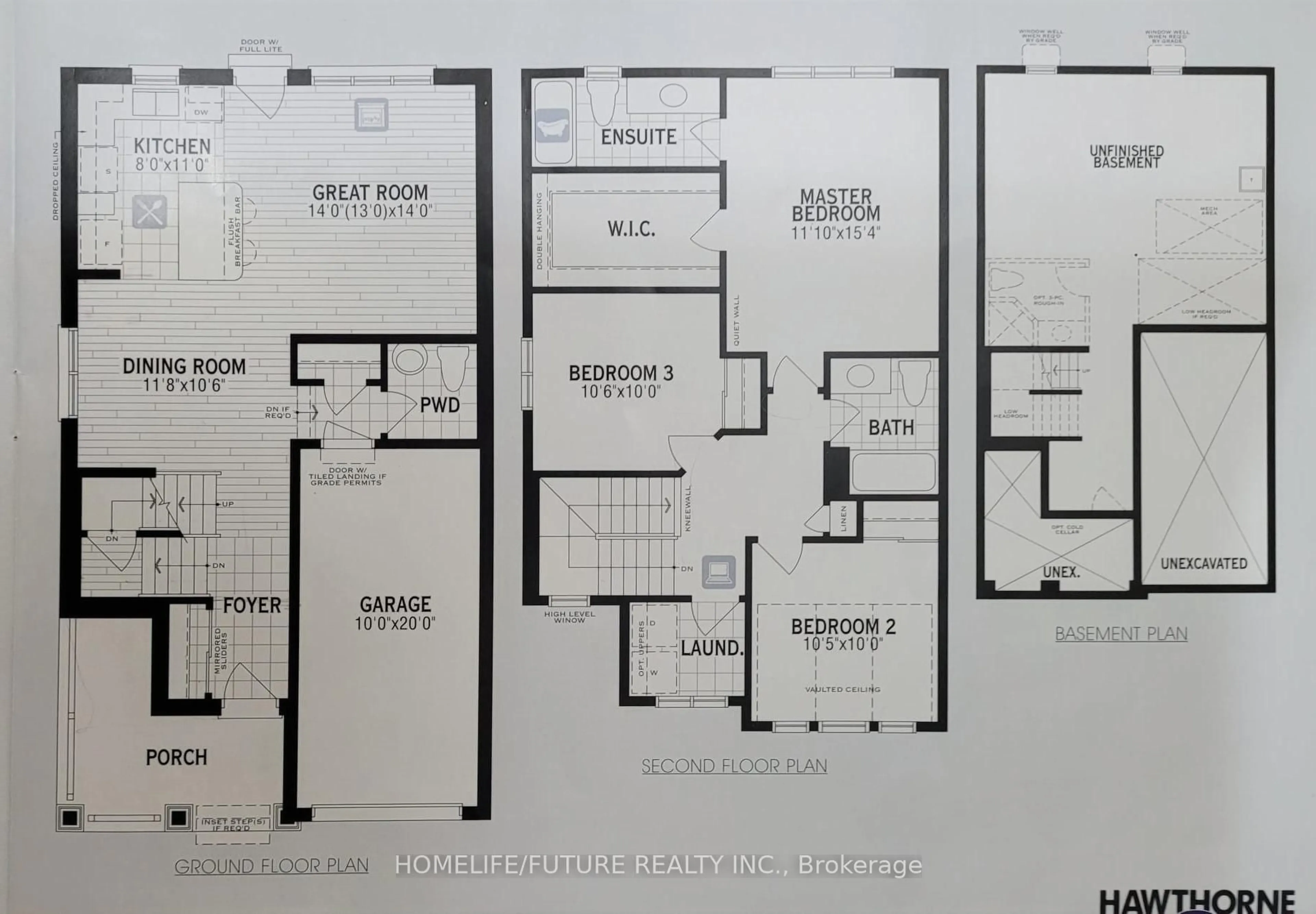 Floor plan for 1574 Clitherow St, Milton Ontario L9E 0A5