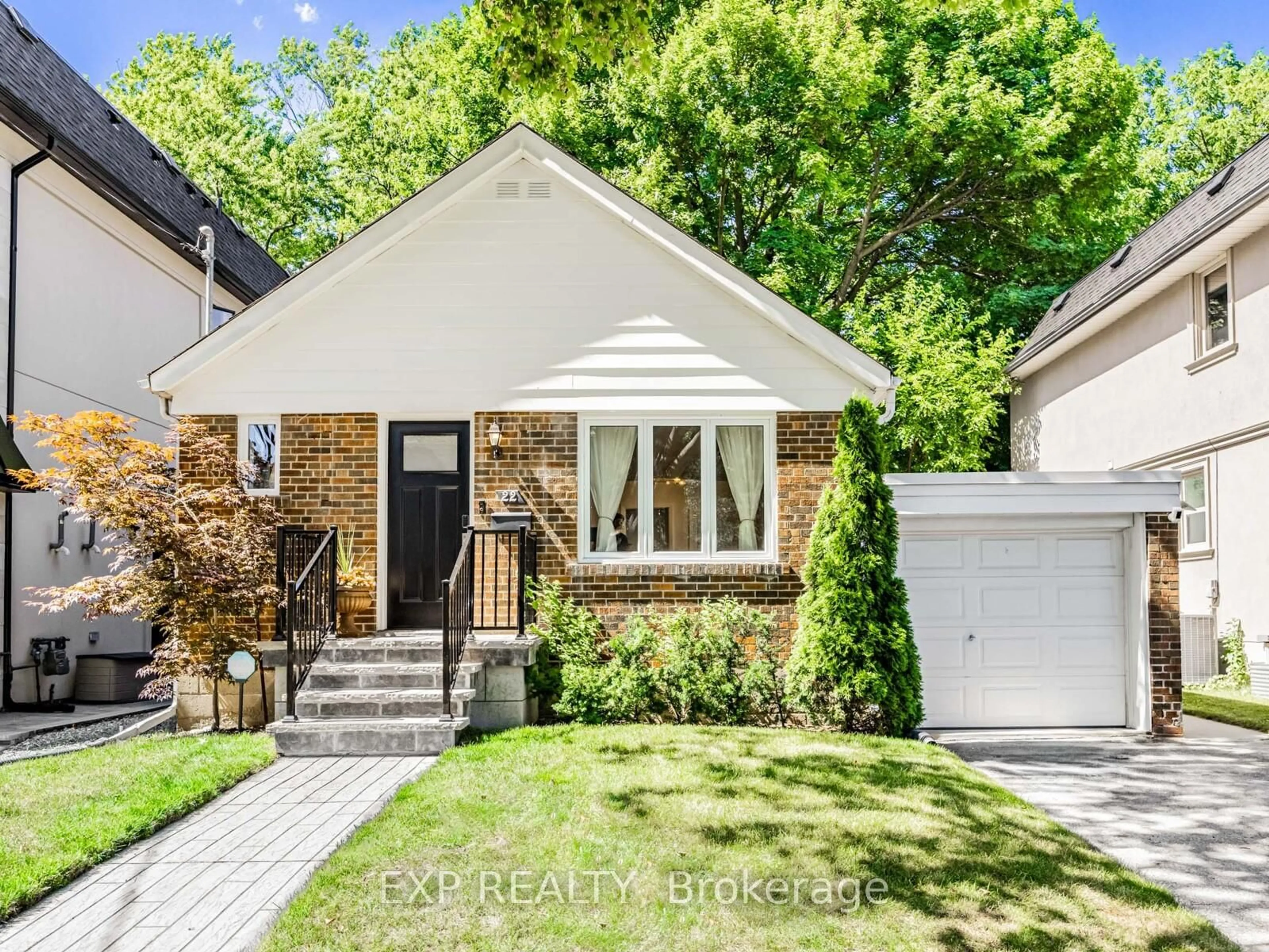 Home with brick exterior material, street for 22 Yorkview Dr, Toronto Ontario M8Z 2E9
