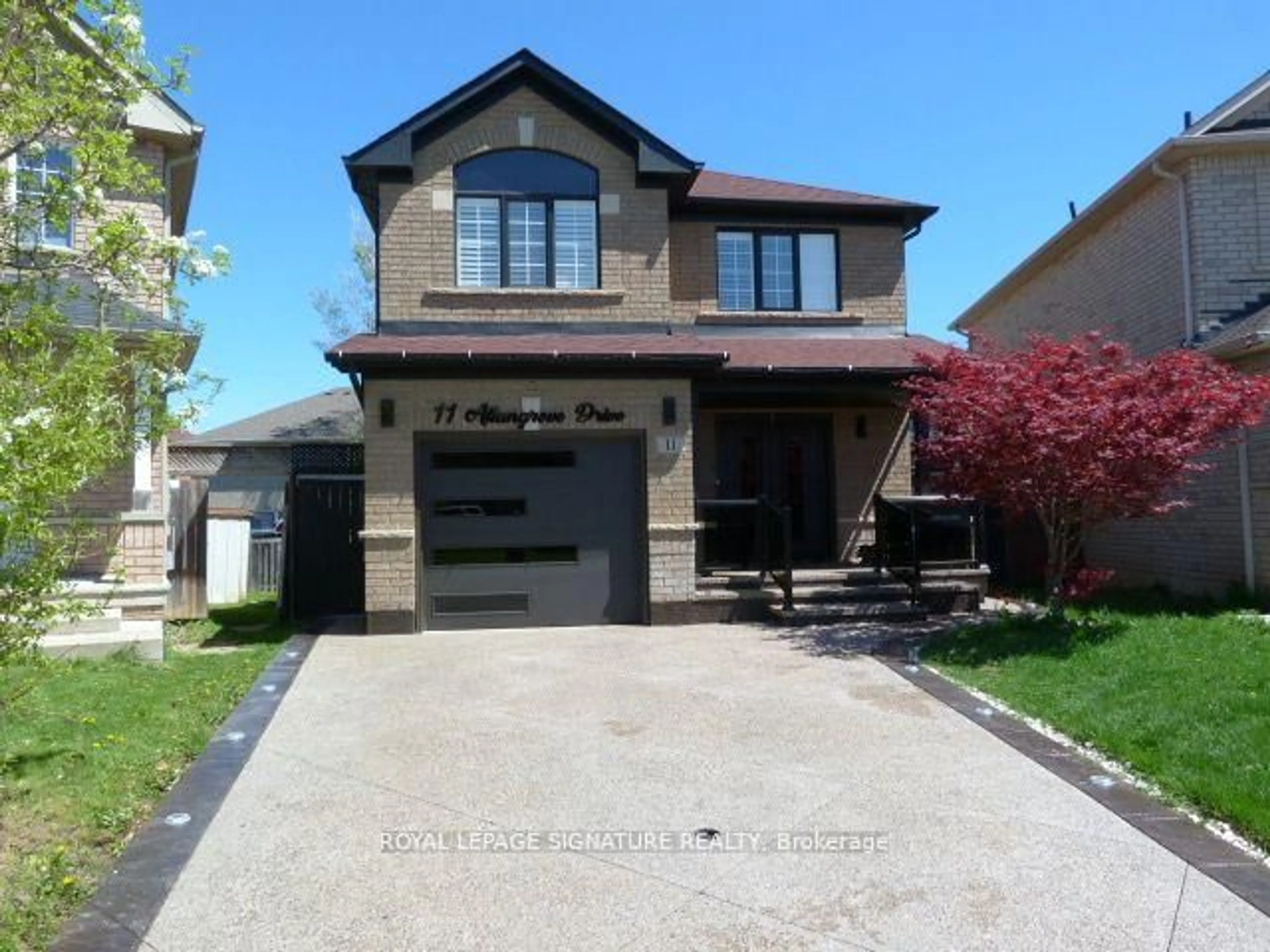 Home with brick exterior material, street for 11 Allangrove Dr, Brampton Ontario L7A 2M4