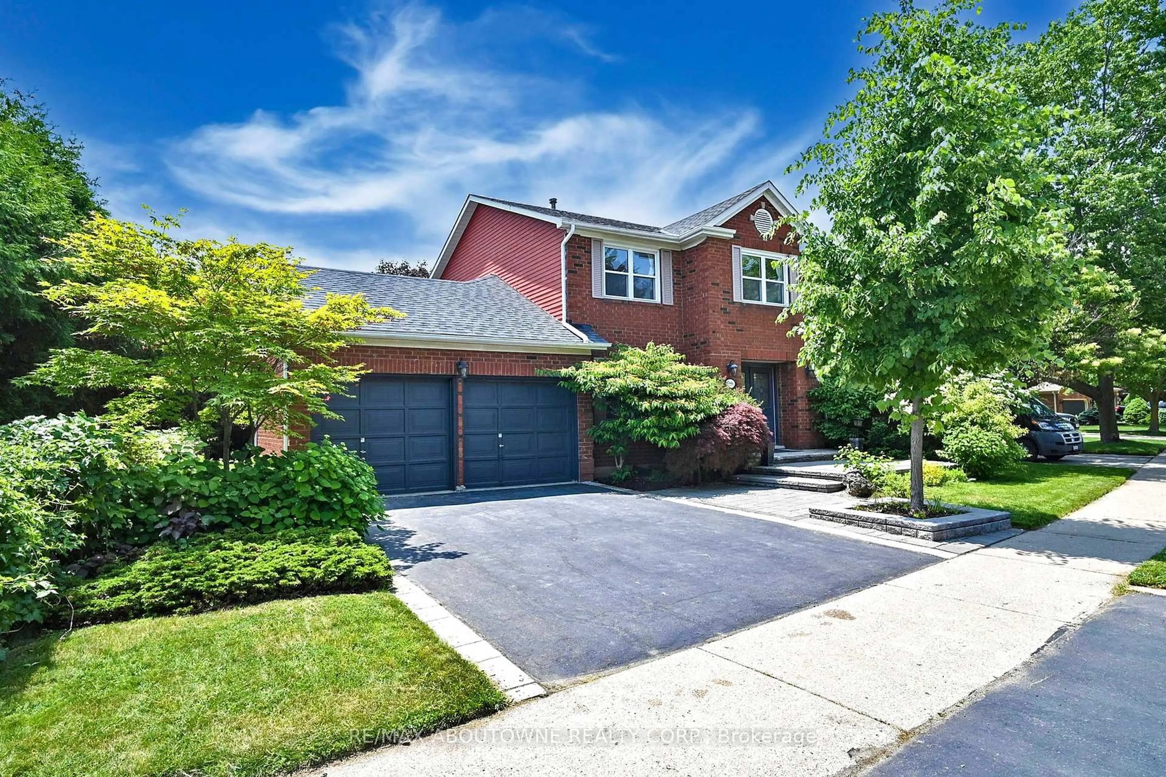 Home with brick exterior material, street for 1356 Monks Pass, Oakville Ontario L6M 1J5