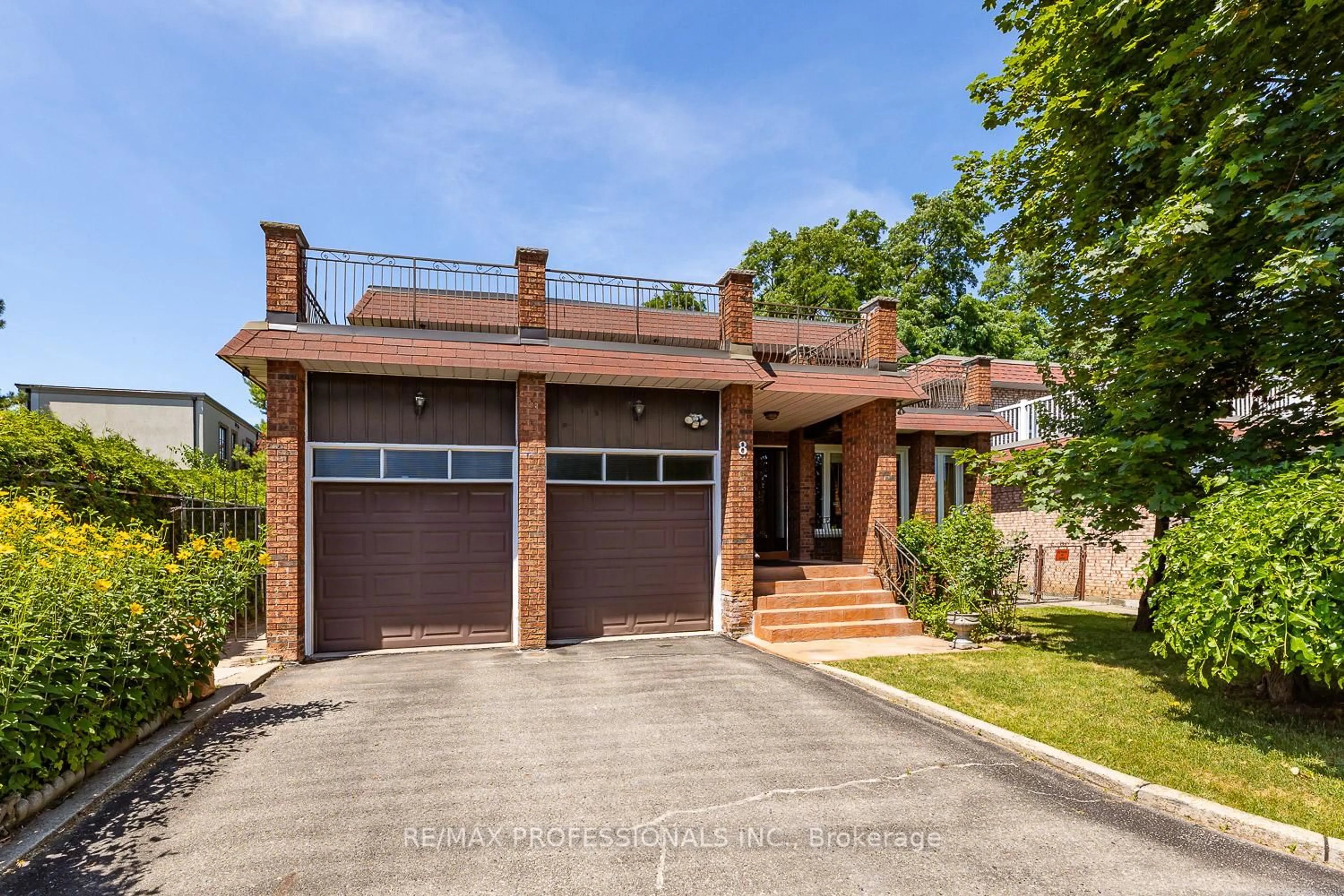 Home with brick exterior material, street for 8 St Phillips Rd, Toronto Ontario M9P 2N6