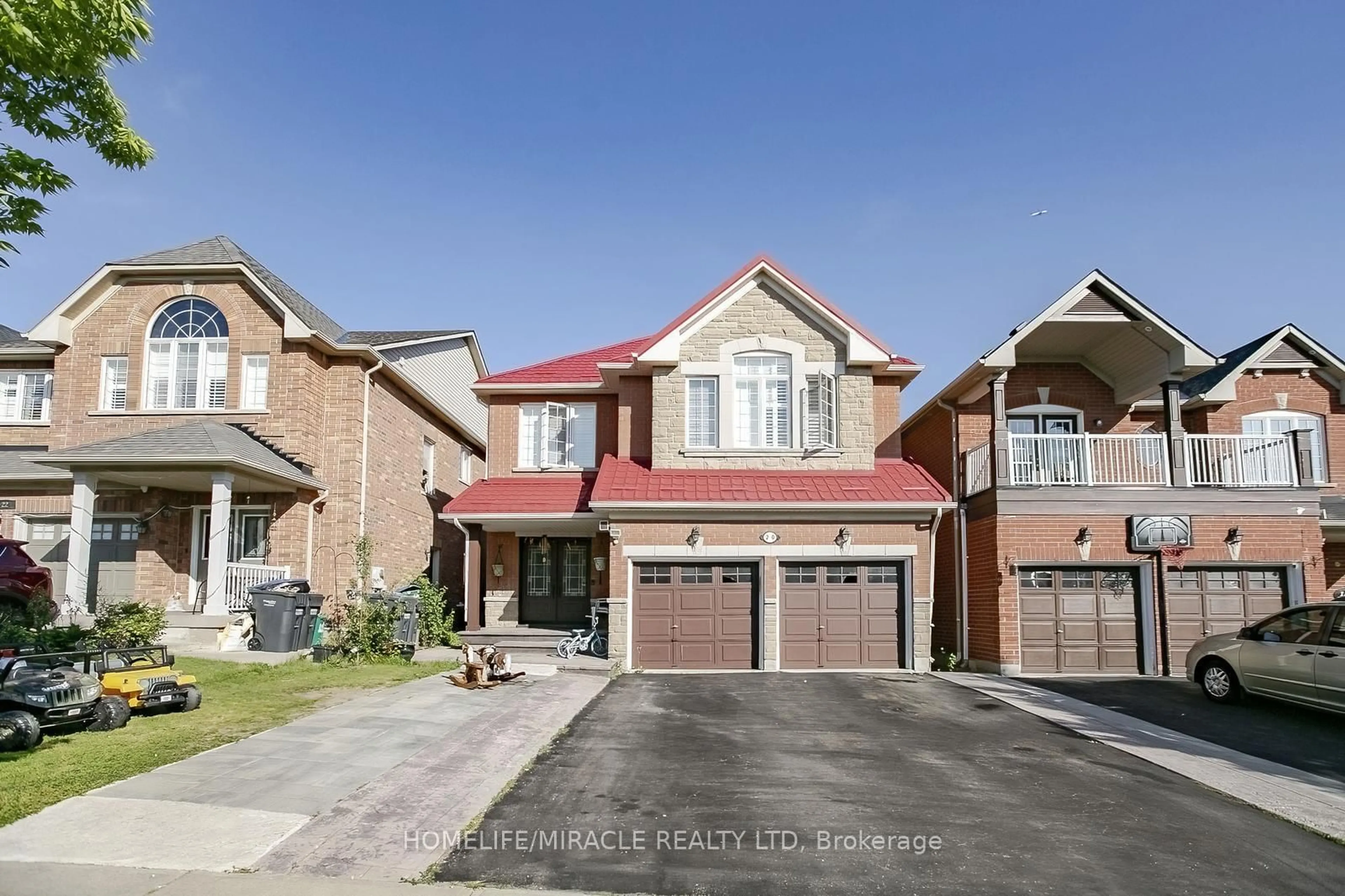 Home with brick exterior material, street for 20 Oblate Cres, Brampton Ontario L6Y 0K2