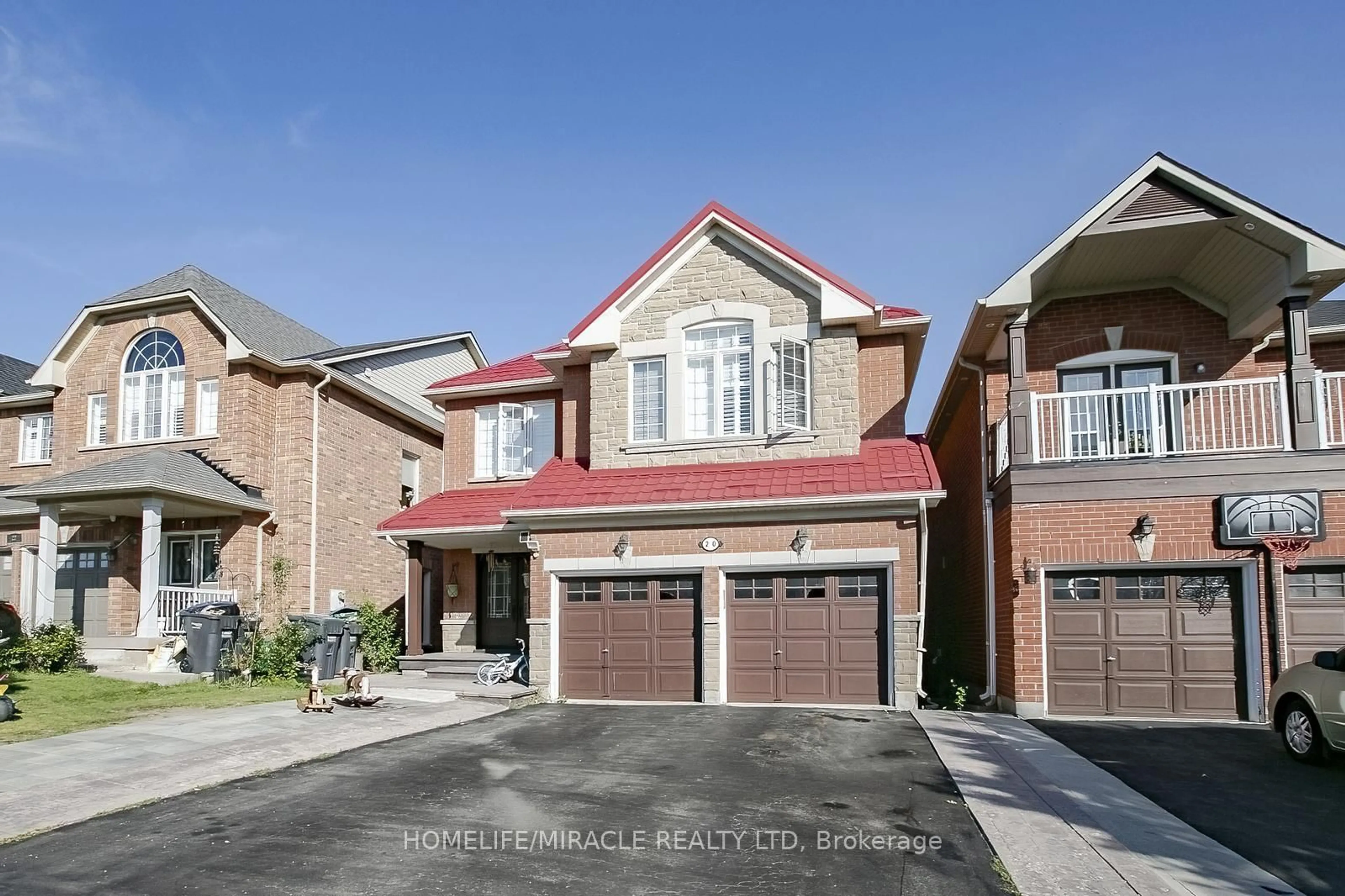 Home with brick exterior material, street for 20 Oblate Cres, Brampton Ontario L6Y 0K2