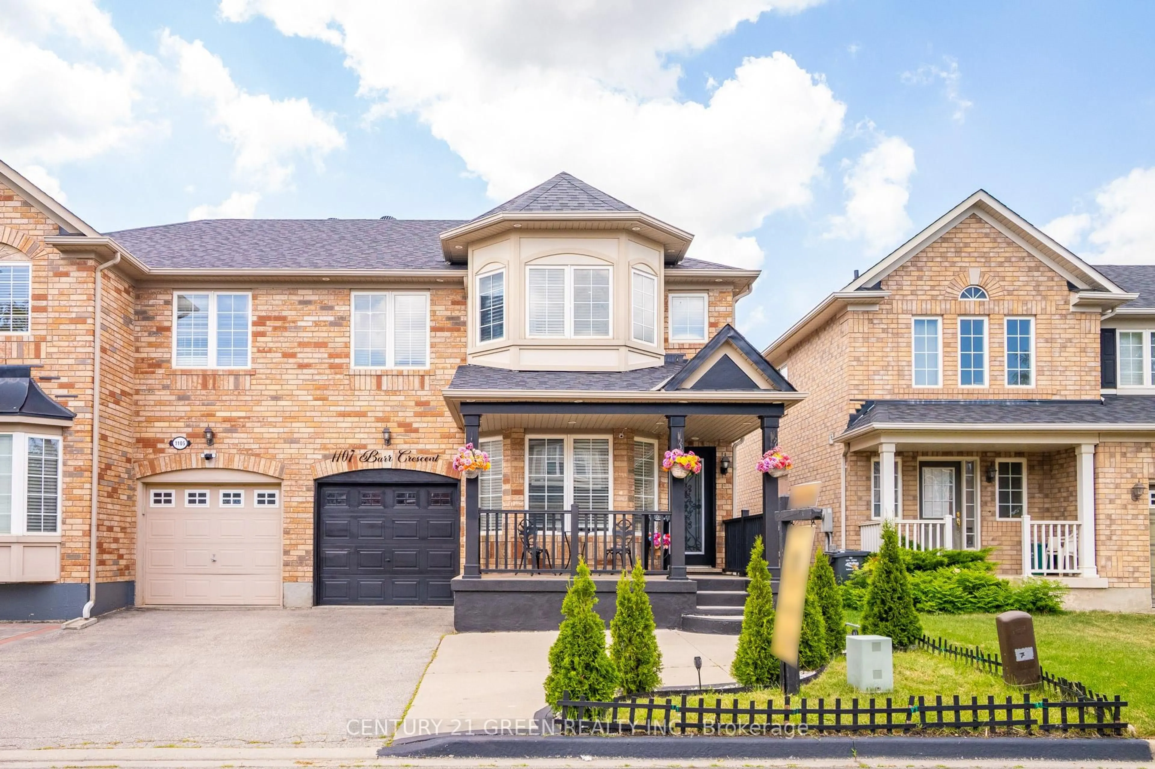 Home with brick exterior material, street for 1107 Barr Cres, Milton Ontario L9T 6Y3