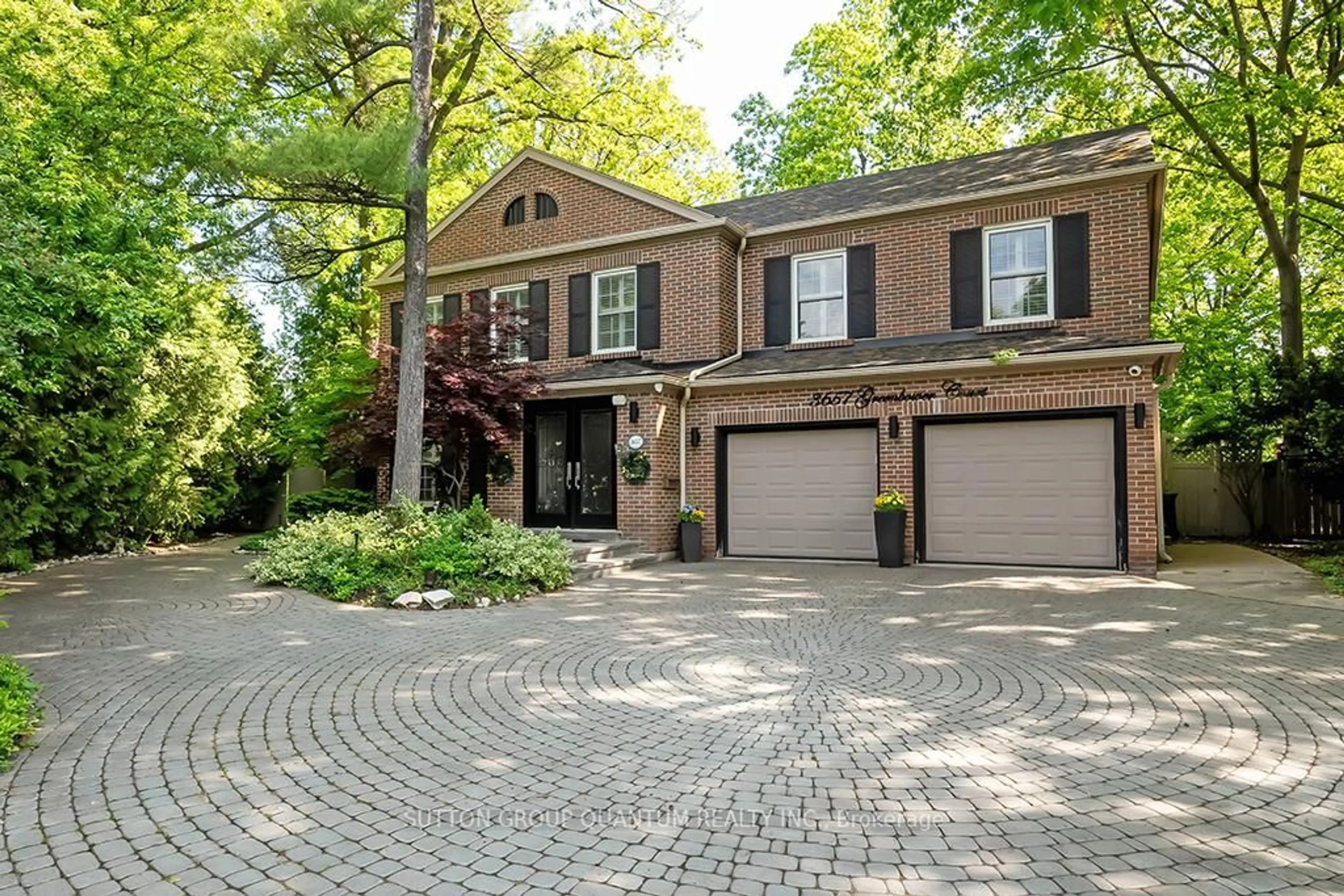 Home with brick exterior material, street for 3657 Greenbower Crt, Mississauga Ontario L5L 1P3