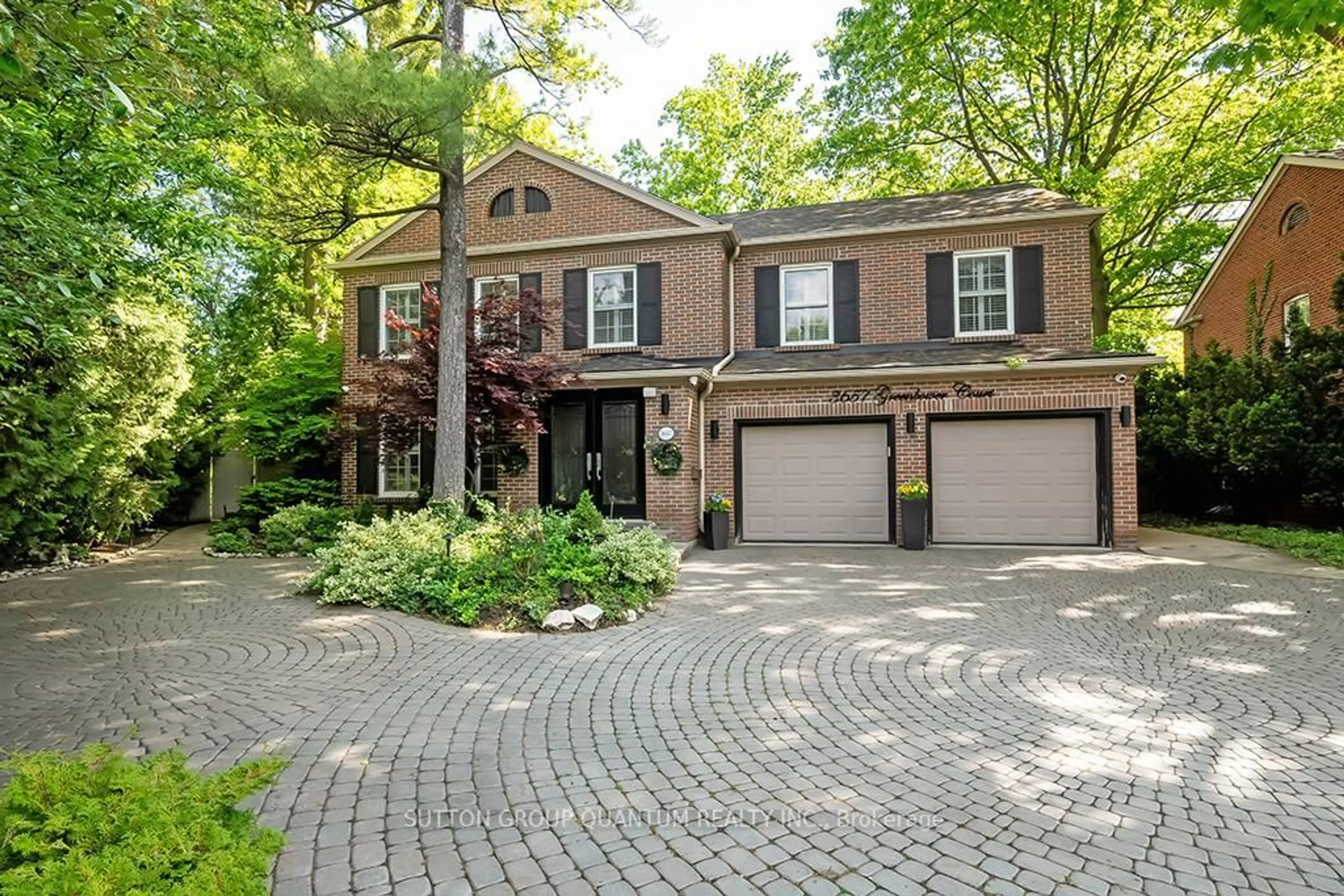 Home with brick exterior material, street for 3657 Greenbower Crt, Mississauga Ontario L5L 1P3