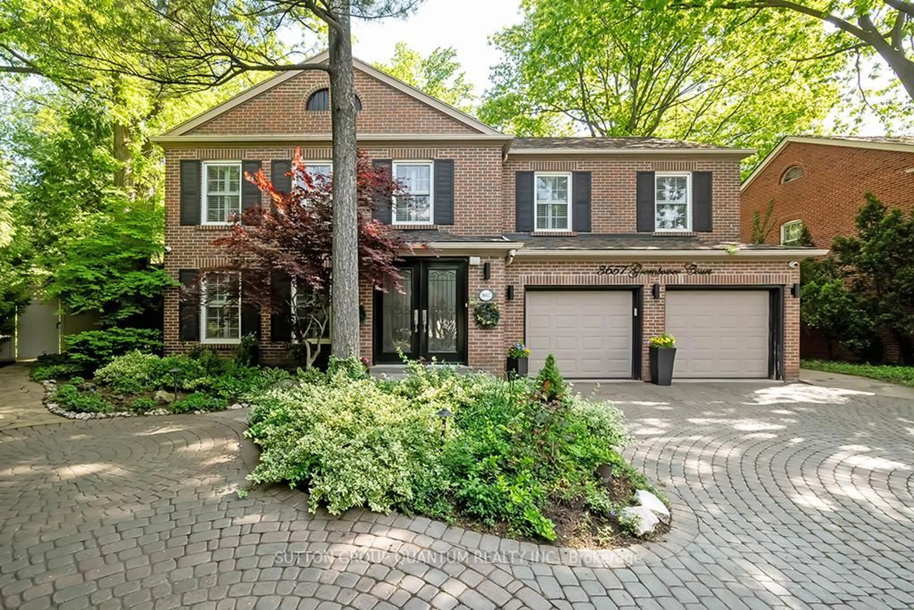 Home with brick exterior material, street for 3657 Greenbower Crt, Mississauga Ontario L5L 1P3