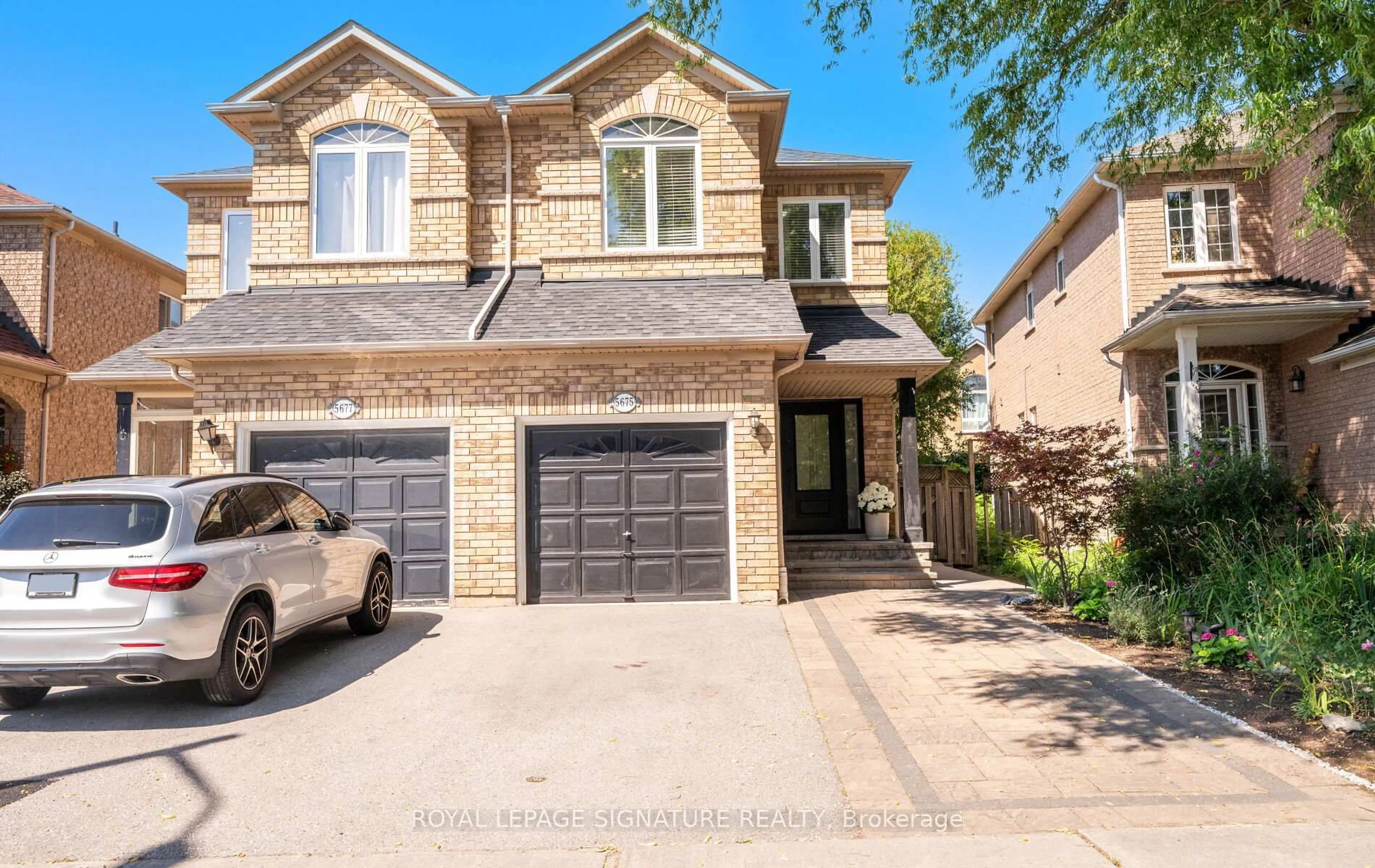 Home with brick exterior material, street for 5675 Raleigh St, Mississauga Ontario L5M 7E6
