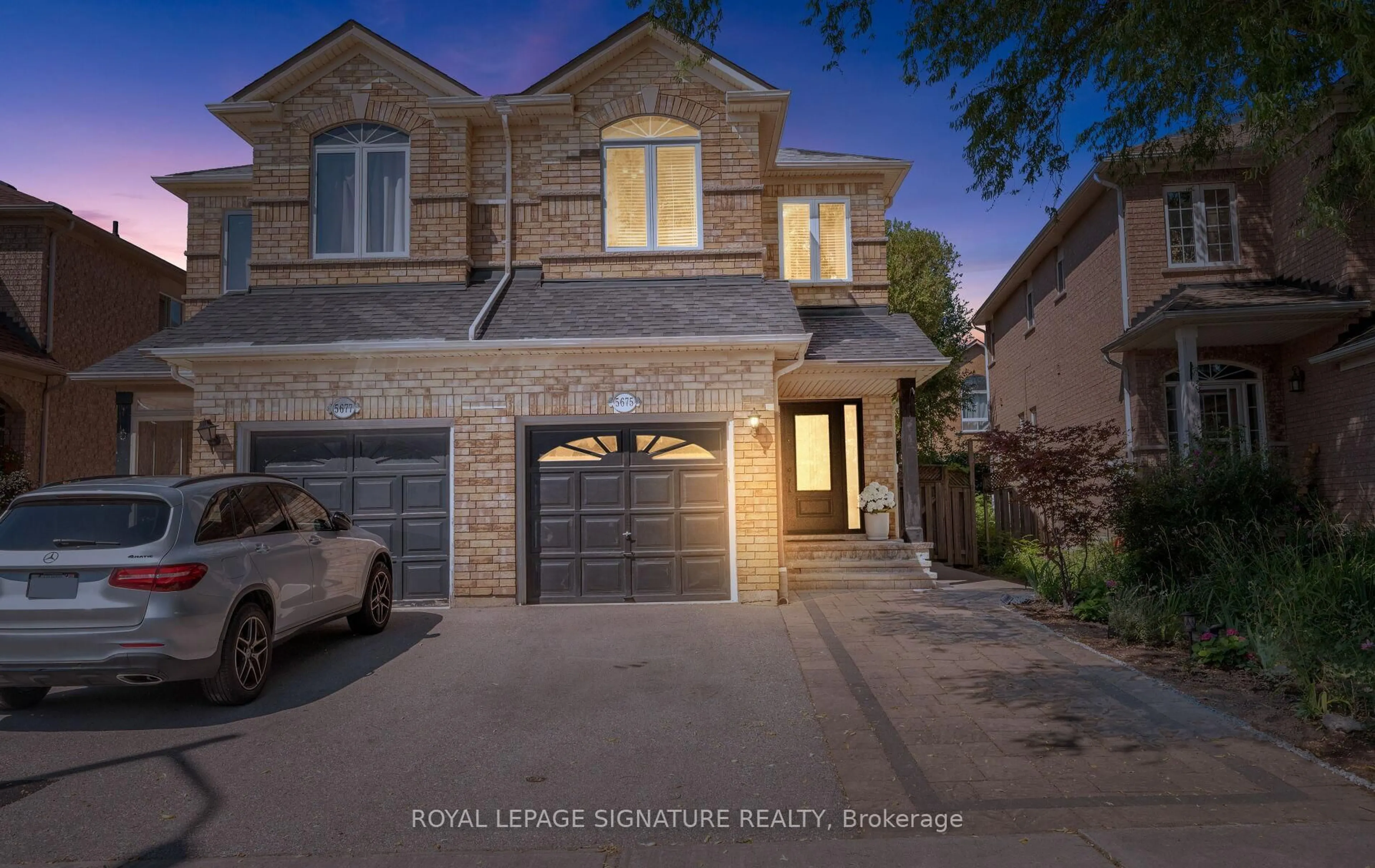 Home with brick exterior material, street for 5675 Raleigh St, Mississauga Ontario L5M 7E6