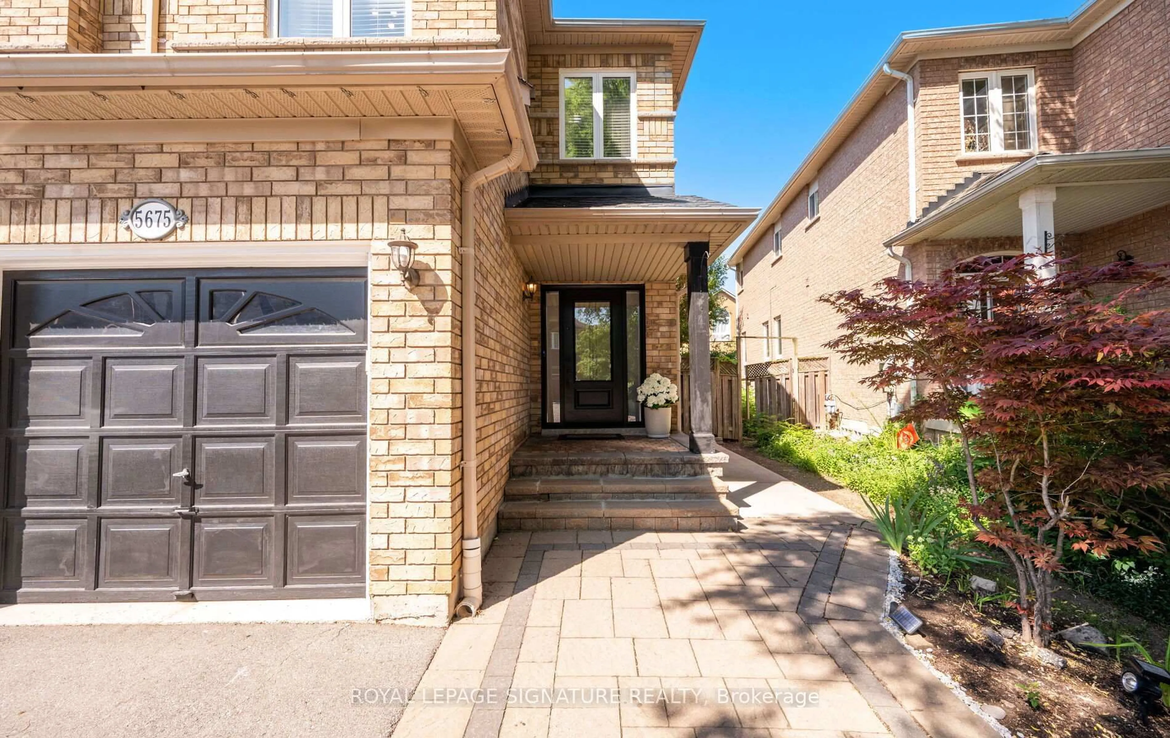 Home with brick exterior material, street for 5675 Raleigh St, Mississauga Ontario L5M 7E6
