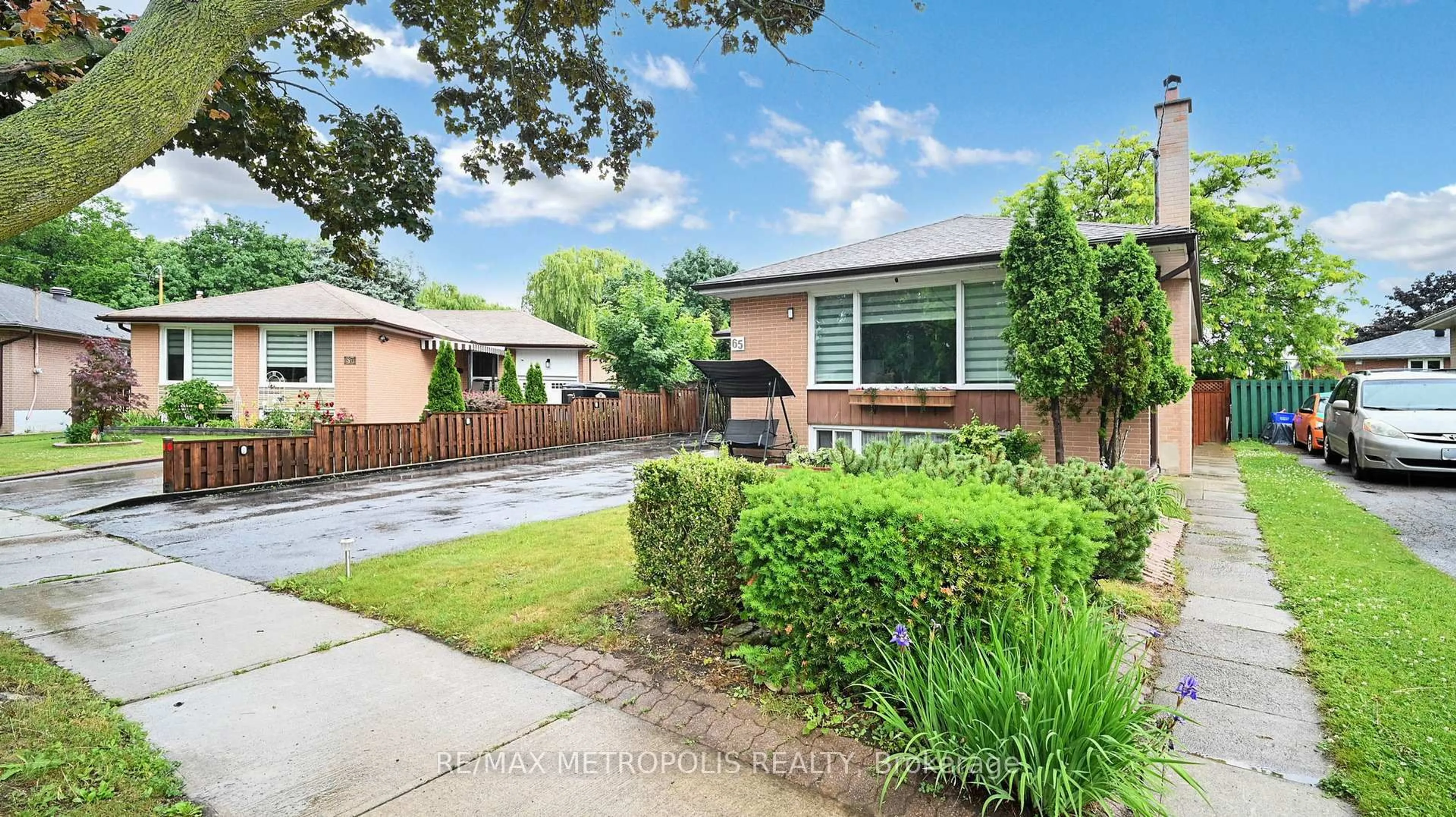 Home with brick exterior material, street for 65 Alhart Dr, Toronto Ontario M9V 2N1