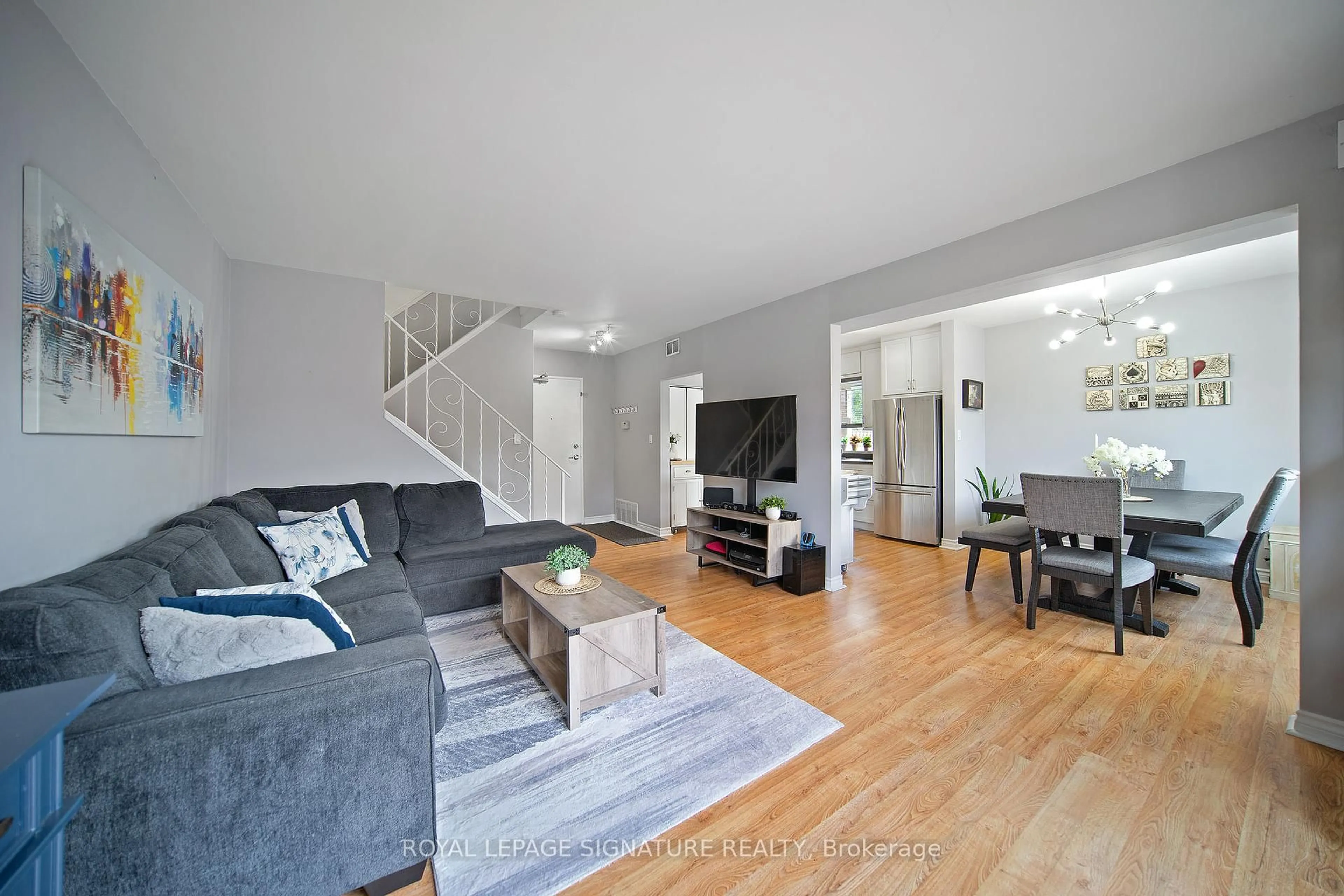 Living room with furniture, unknown for 2027 Bluefields Dr #2, Burlington Ontario L7P 1J9