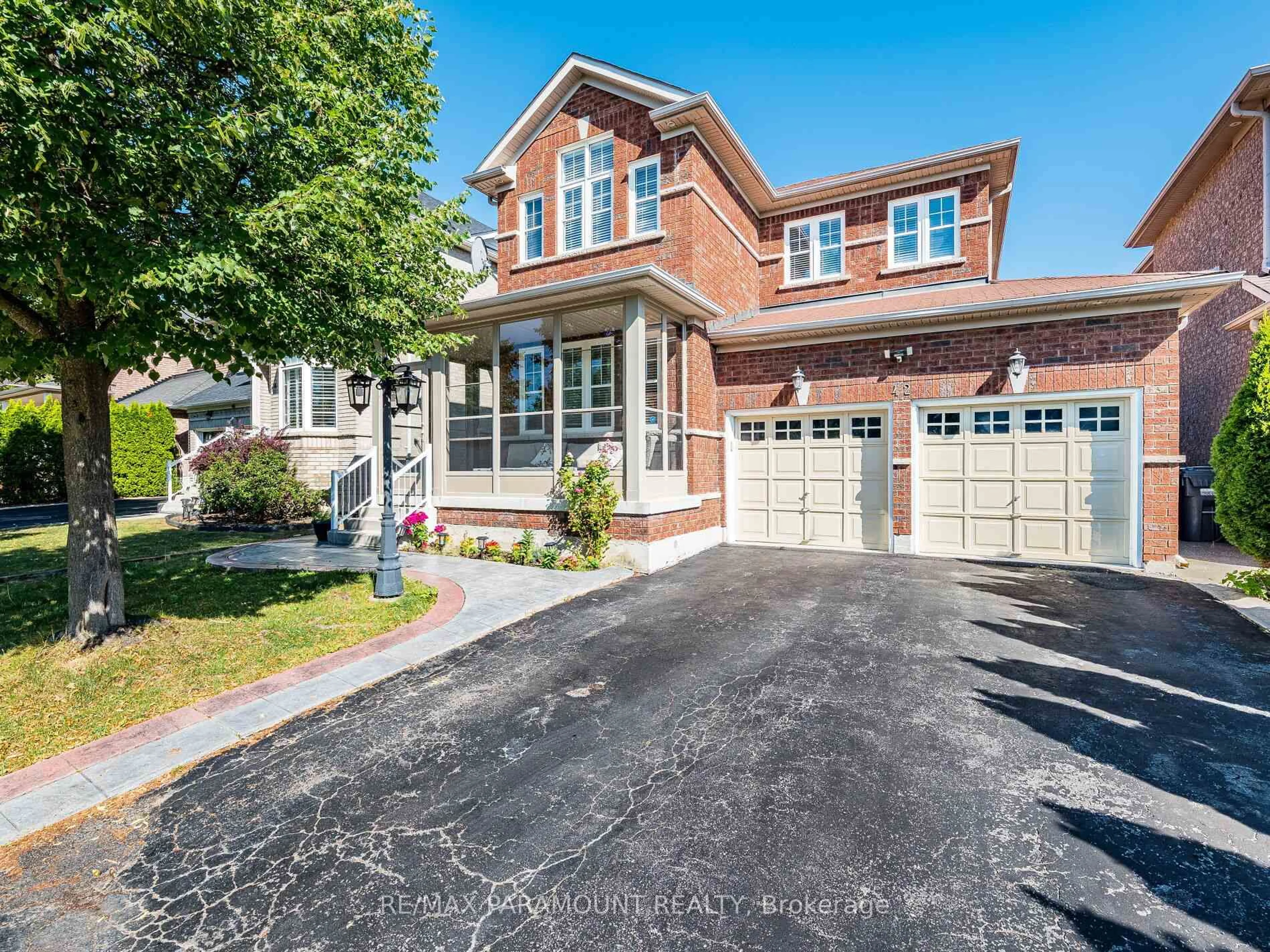 Home with brick exterior material, street for 42 Outlook Ave, Brampton Ontario L6Y 5P1