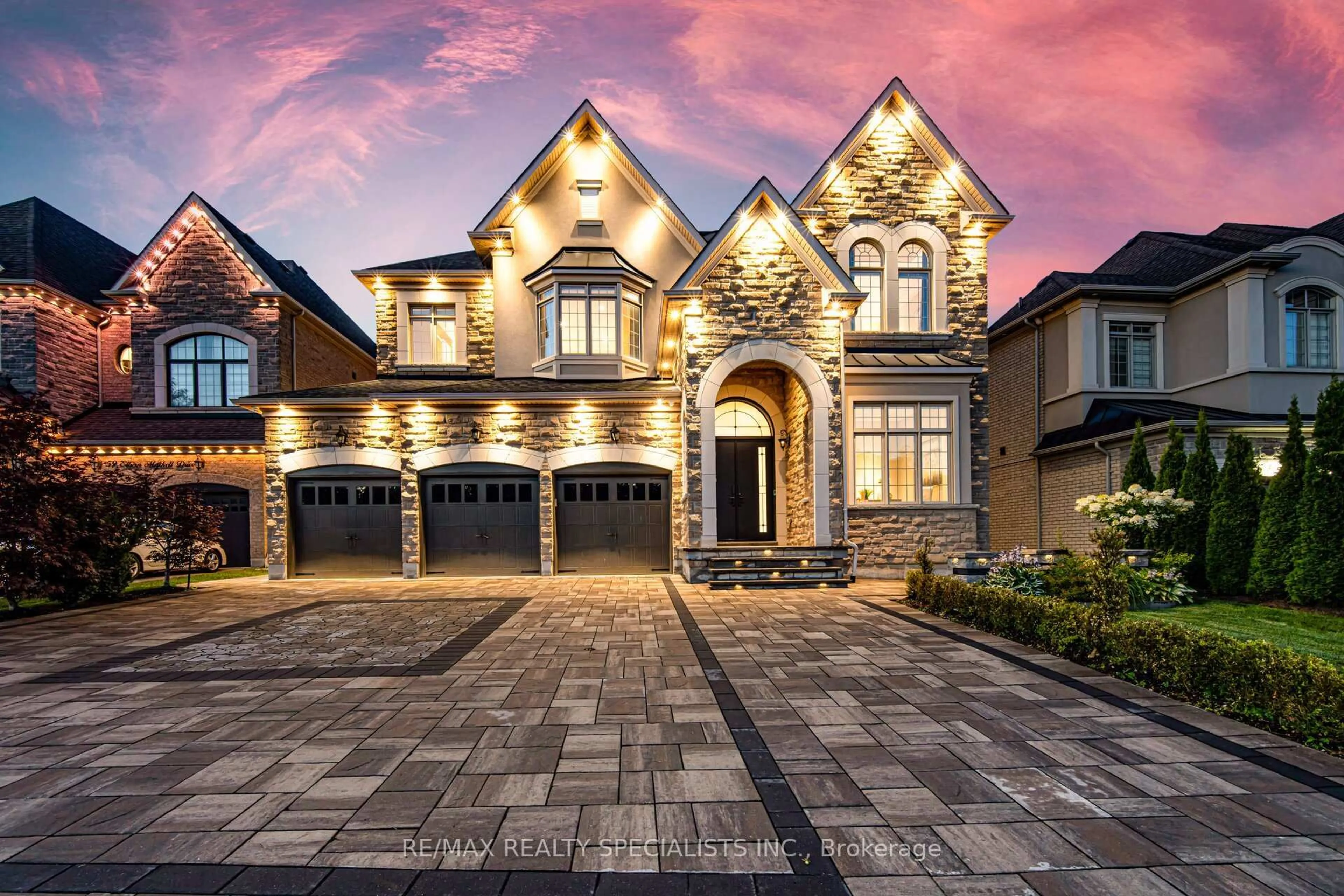 Home with brick exterior material, street for 57 Elbern Markell Dr, Brampton Ontario L6X 0W2