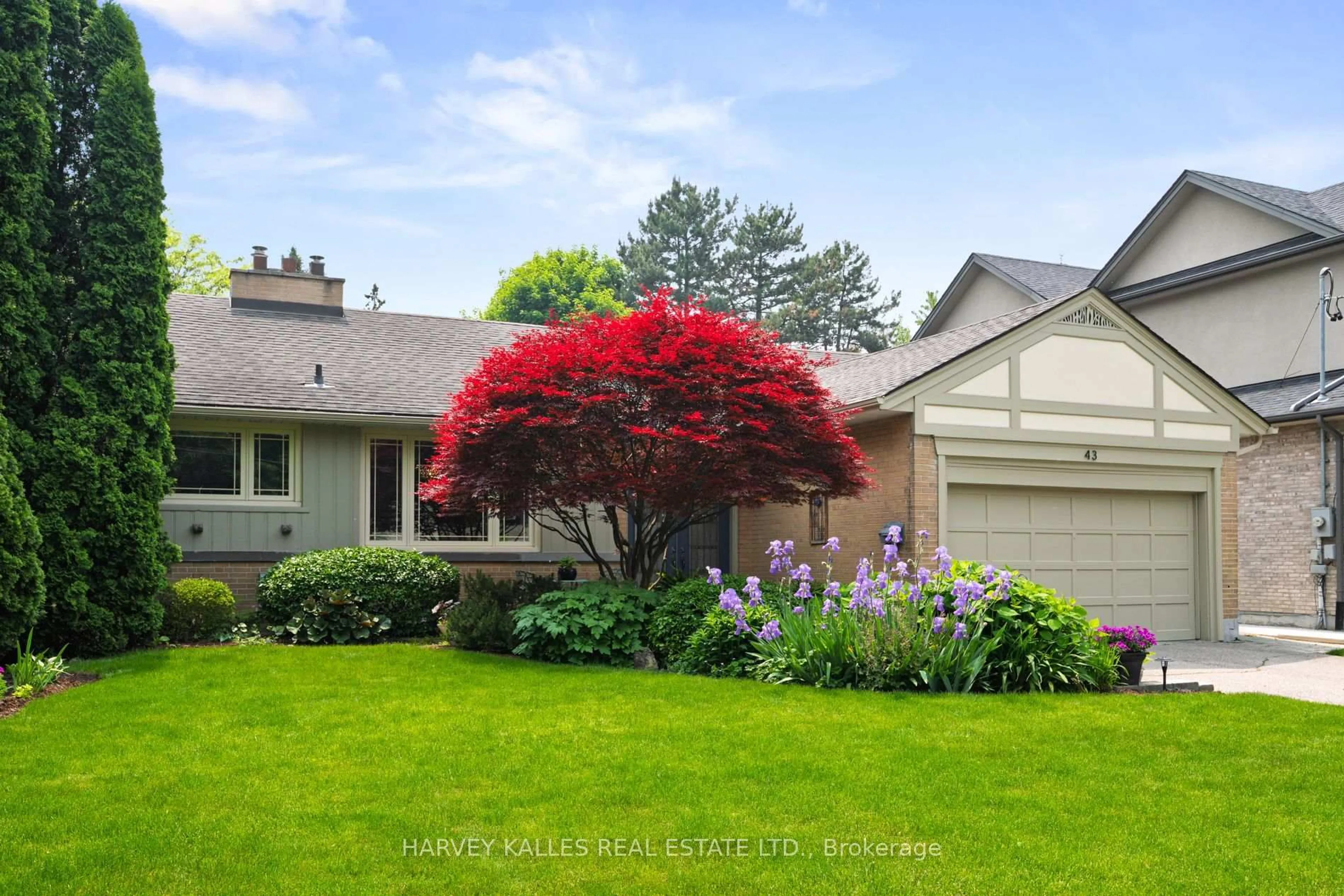 Home with vinyl exterior material, street for 43 Hartfield Rd, Toronto Ontario M9A 3C8
