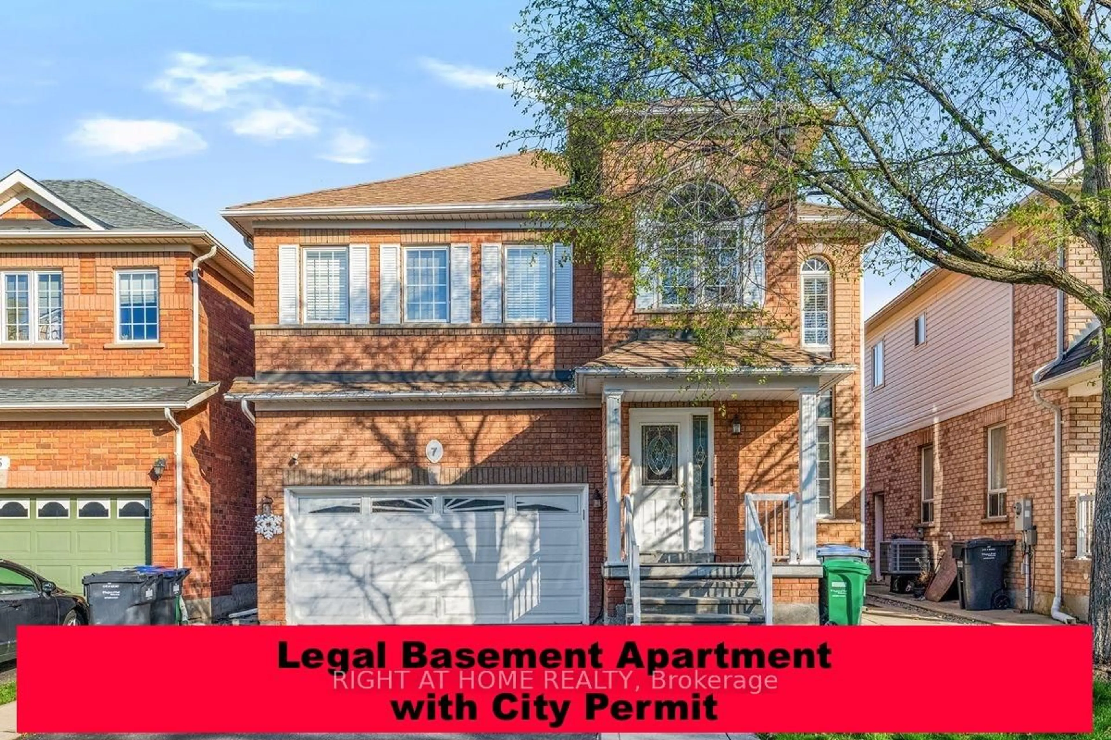 Home with brick exterior material, street for 7 Gabrielle Dr, Brampton Ontario L7A 2A3
