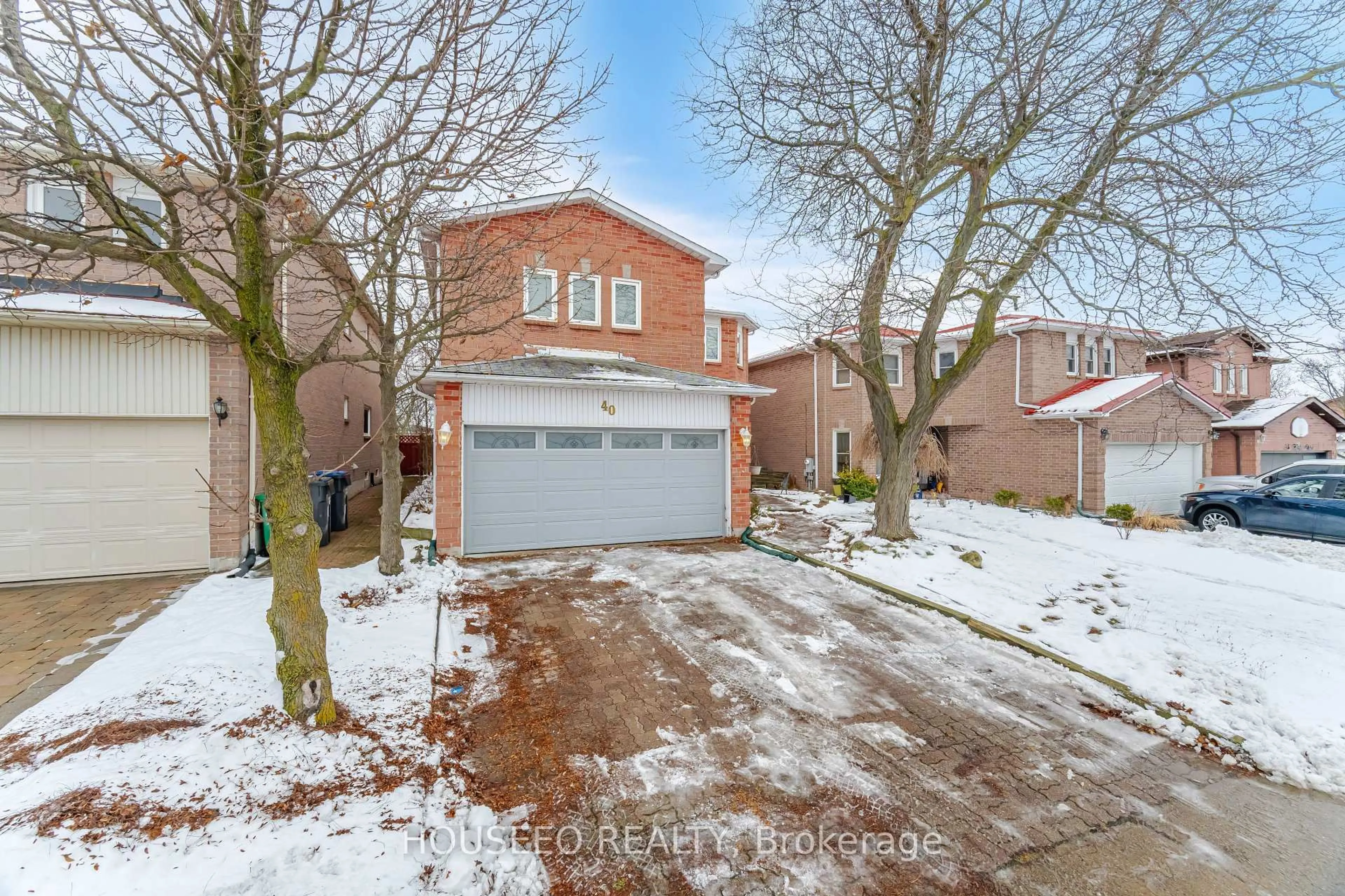 Home with brick exterior material, street for 40 Kirk Dr, Brampton Ontario L6X 4E5