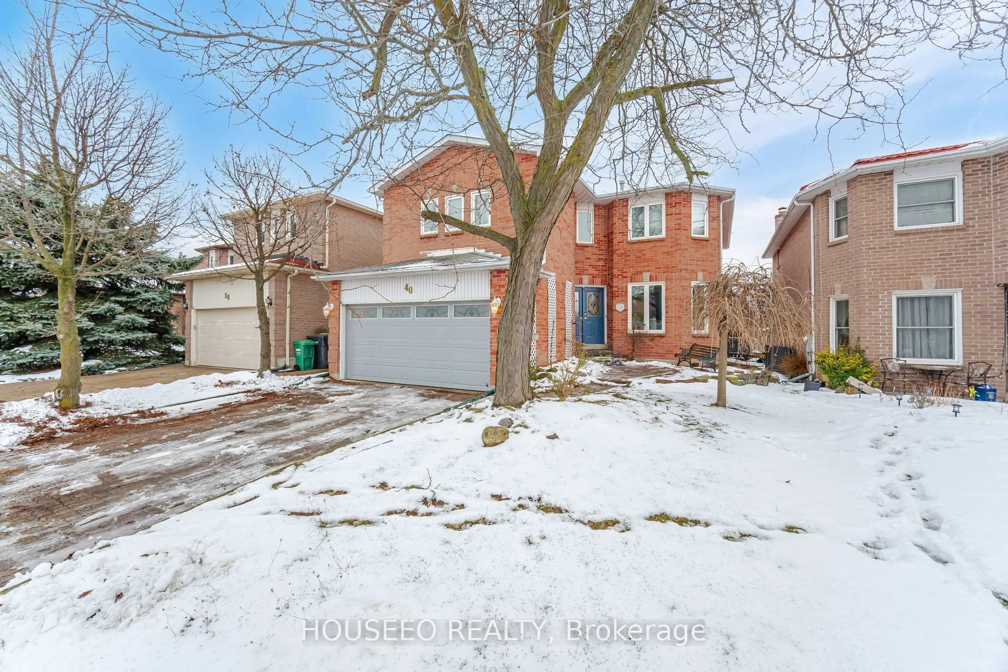 Home with brick exterior material, street for 40 Kirk Dr, Brampton Ontario L6X 4E5