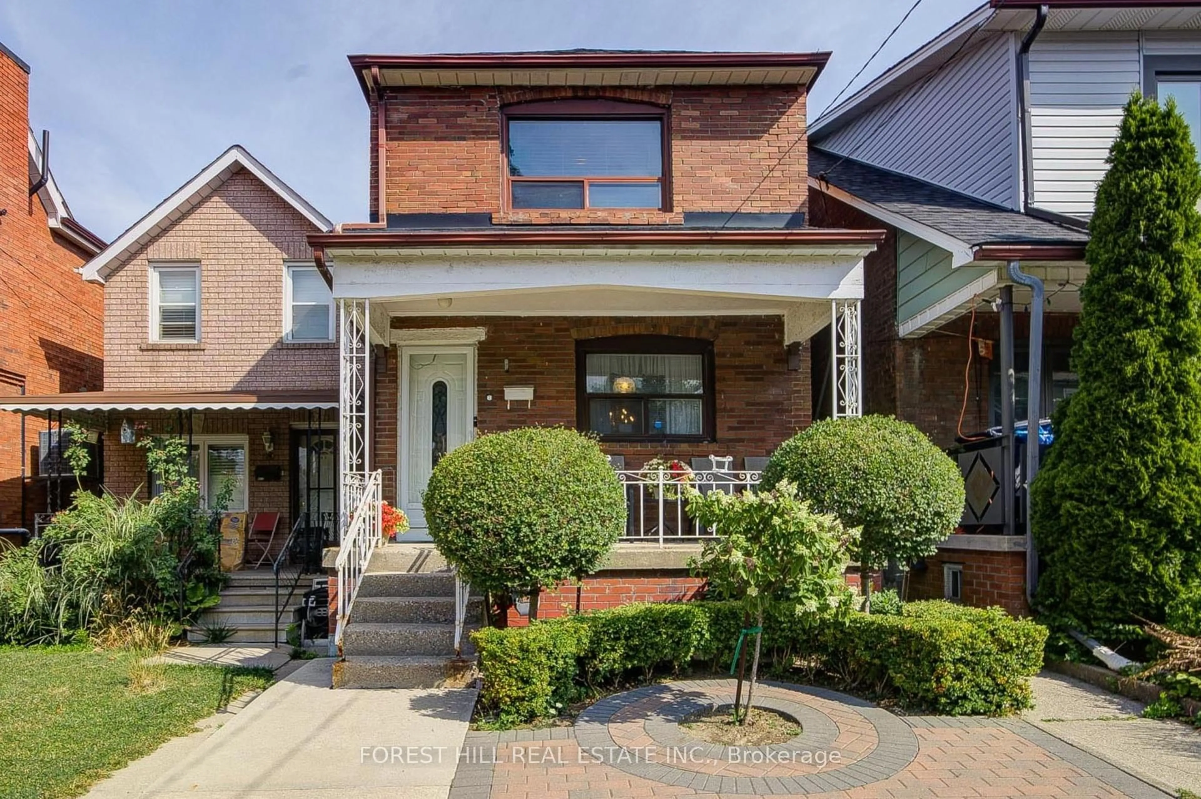 Home with brick exterior material, street for 8 Norman Ave, Toronto Ontario M6E 1G7