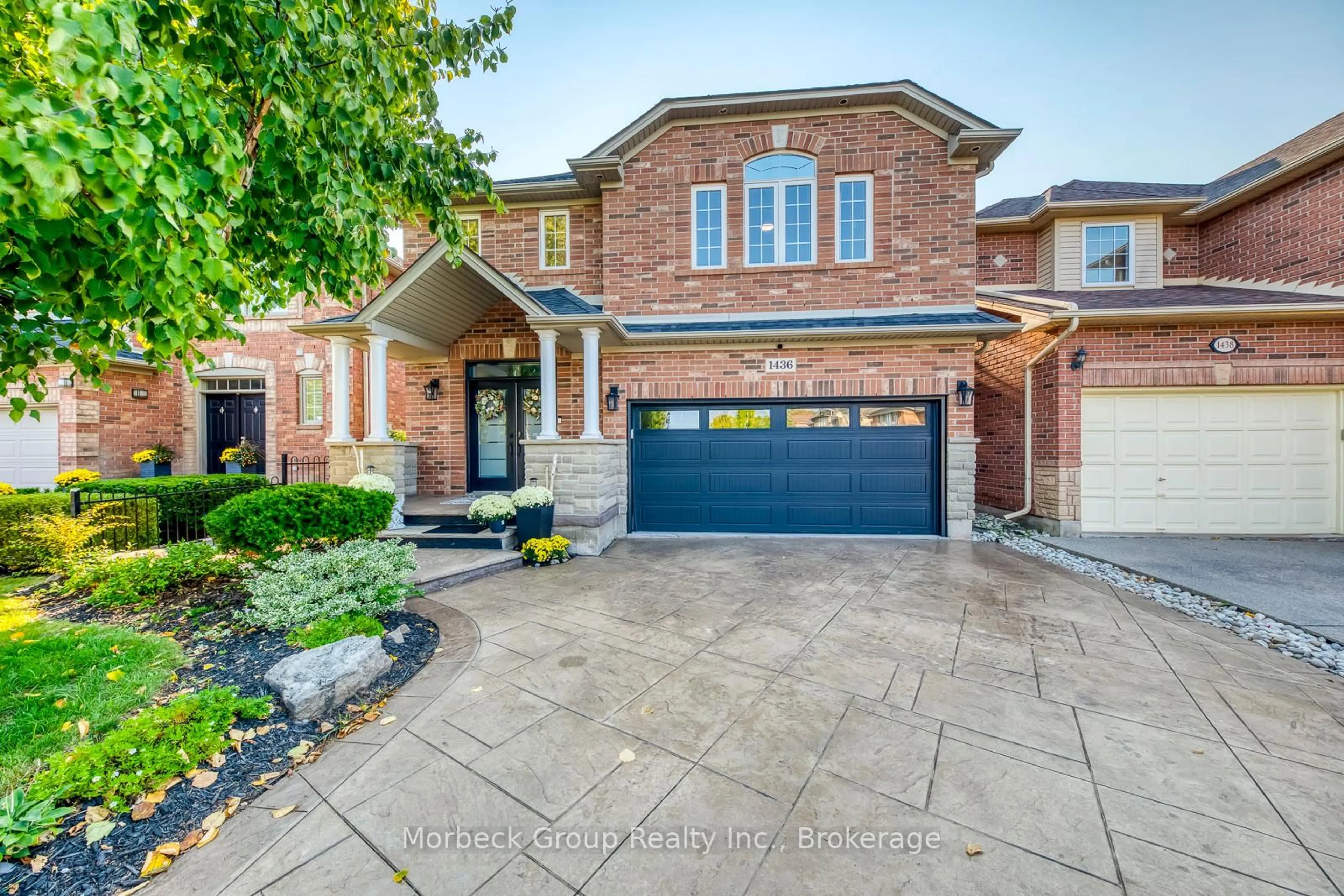 Home with brick exterior material, street for 1436 Gulledge Tr, Oakville Ontario L6M 3Z8