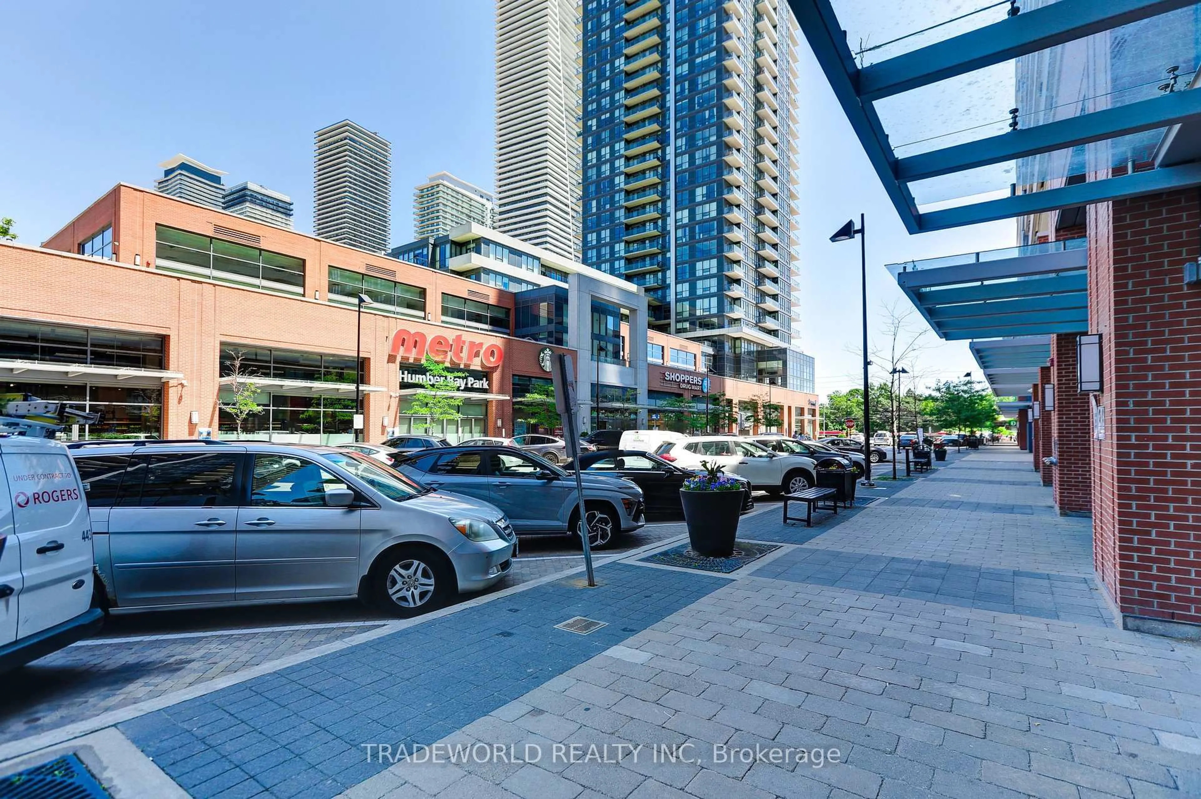 Patio, street for 2220 Lakeshore Blvd #1203, Toronto Ontario M8V 0C1