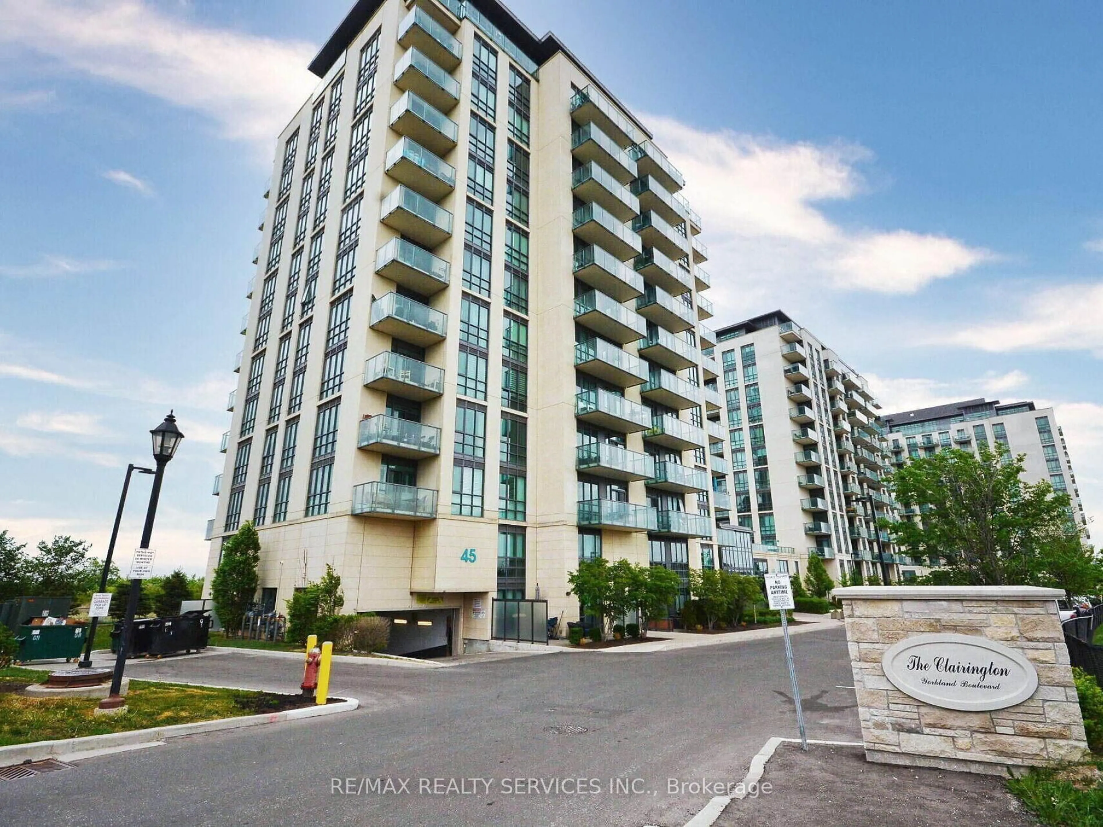 A pic from outside/outdoor area/front of a property/back of a property/a pic from drone, unknown for 65 Yorkland Blvd #407, Brampton Ontario L4C 9Z4