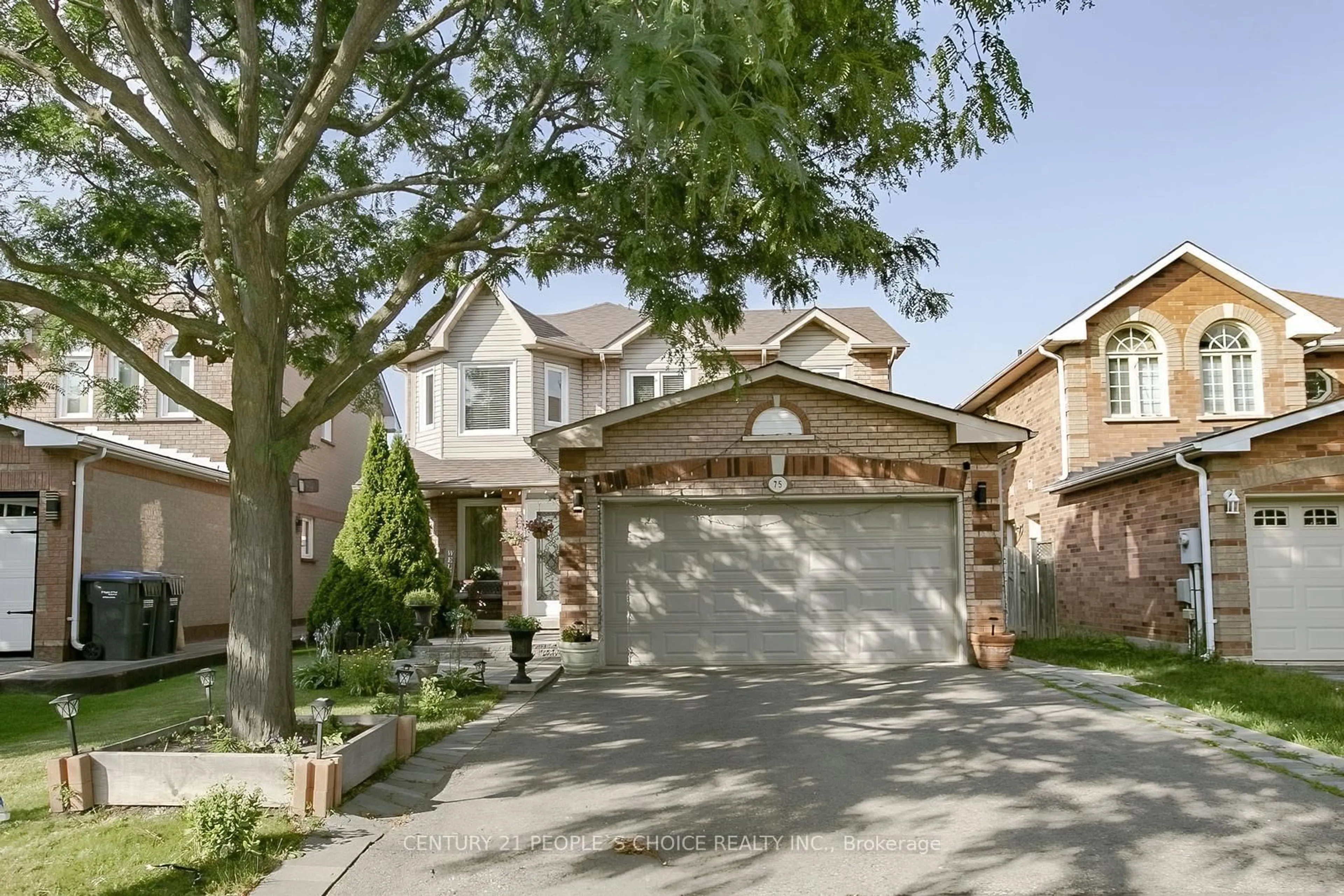 Home with brick exterior material, street for 75 Letty Ave, Brampton Ontario L6Y 4T1