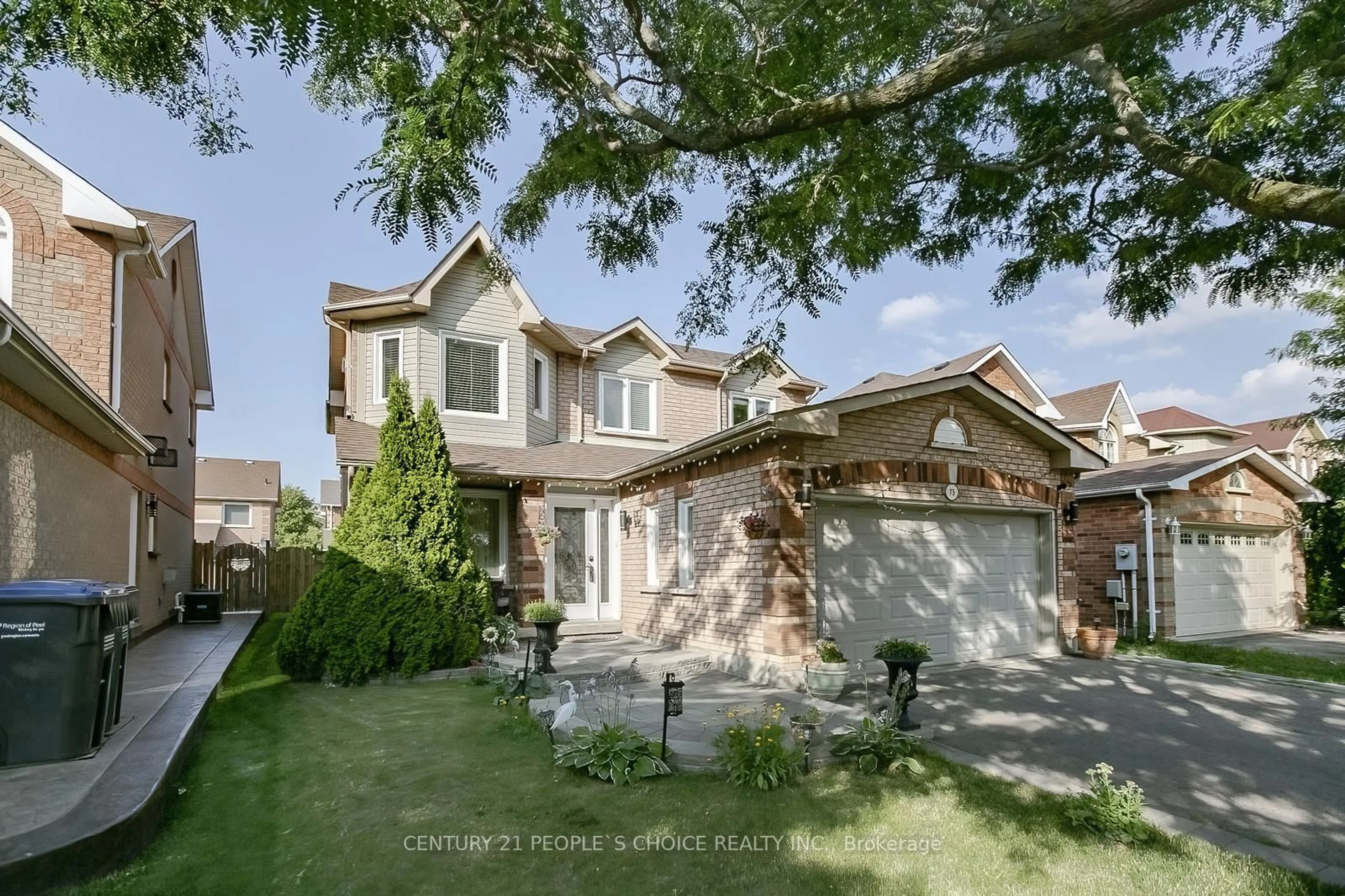 Home with brick exterior material, street for 75 Letty Ave, Brampton Ontario L6Y 4T1