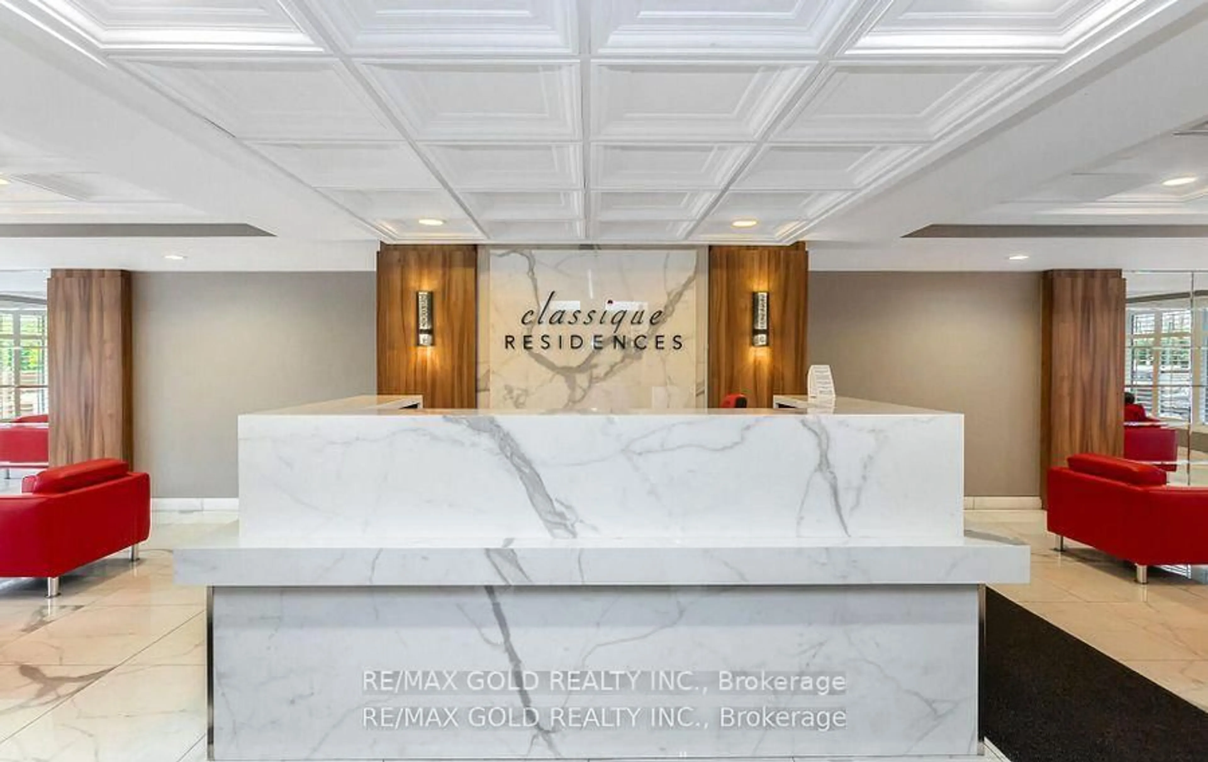 Lobby for 155 Hillcrest Ave #1213, Mississauga Ontario L5B 3Z2