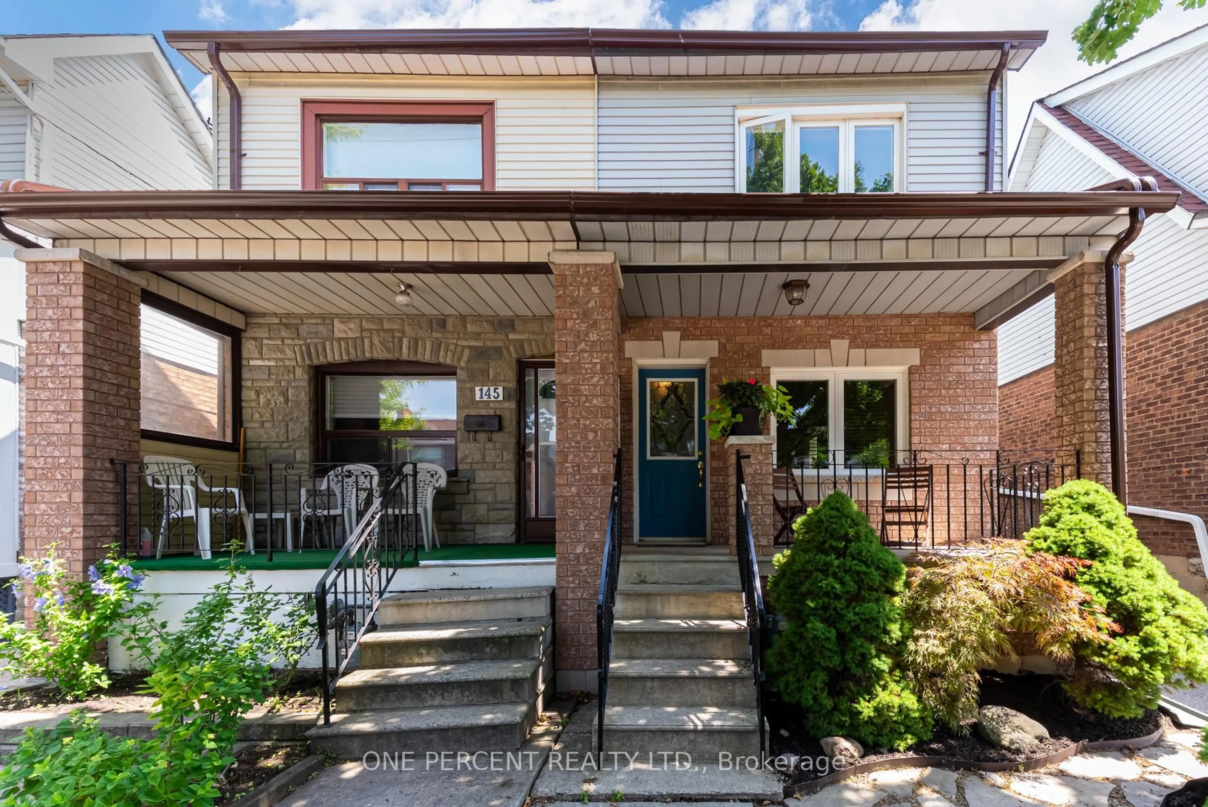 Home with brick exterior material, street for 143 Silverthorn Ave, Toronto Ontario M6N 3K2