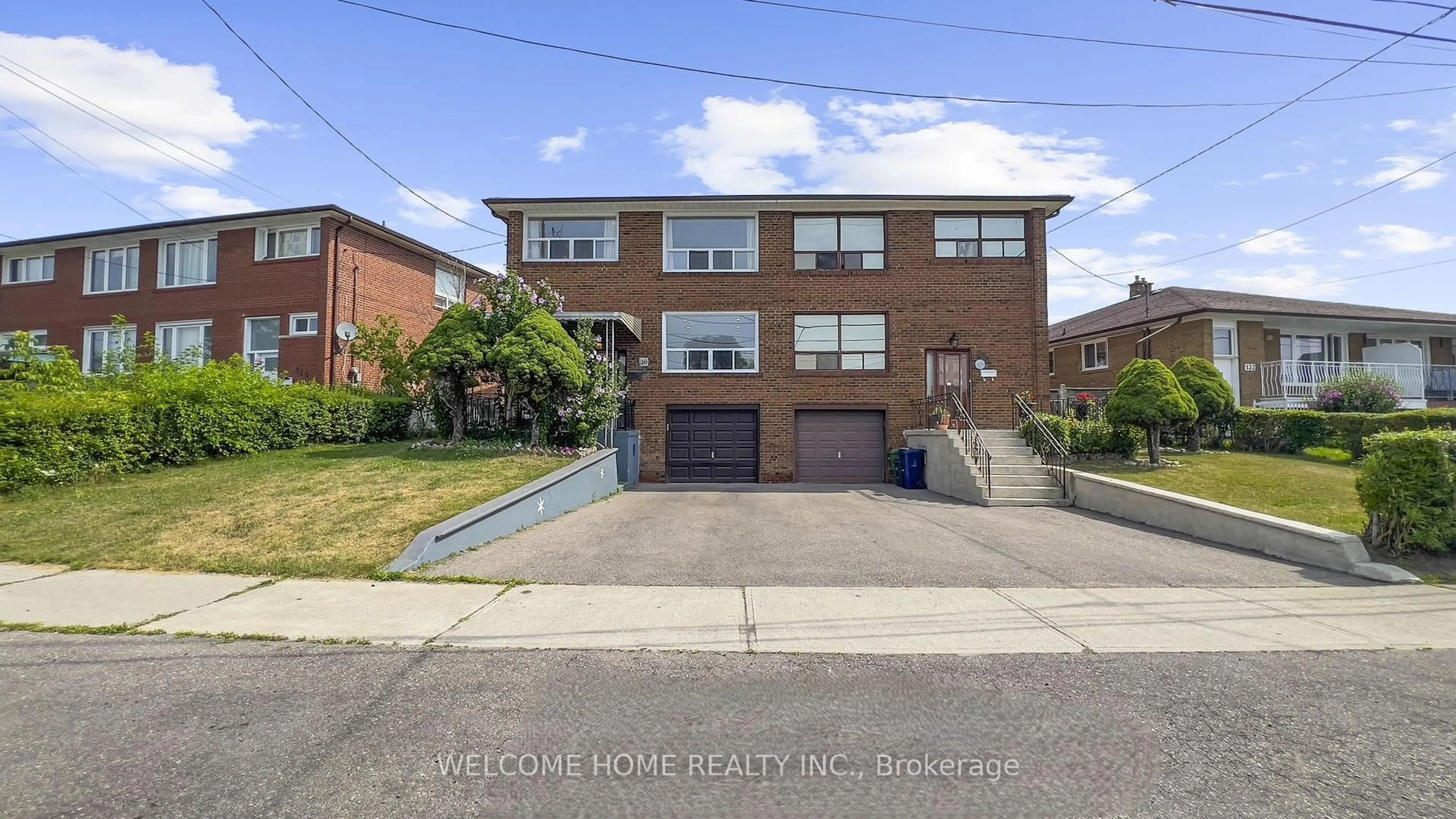 Home with brick exterior material, street for 136 Ardwick Blvd, Toronto Ontario M9M 1W2
