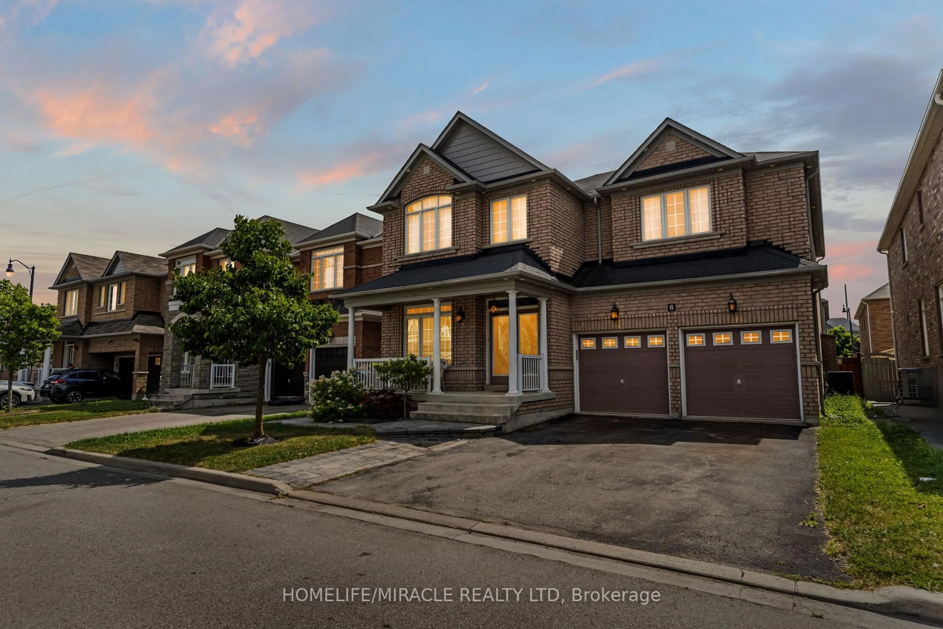 Home with brick exterior material, street for 6 Currant Rd, Brampton Ontario L6P 3G1