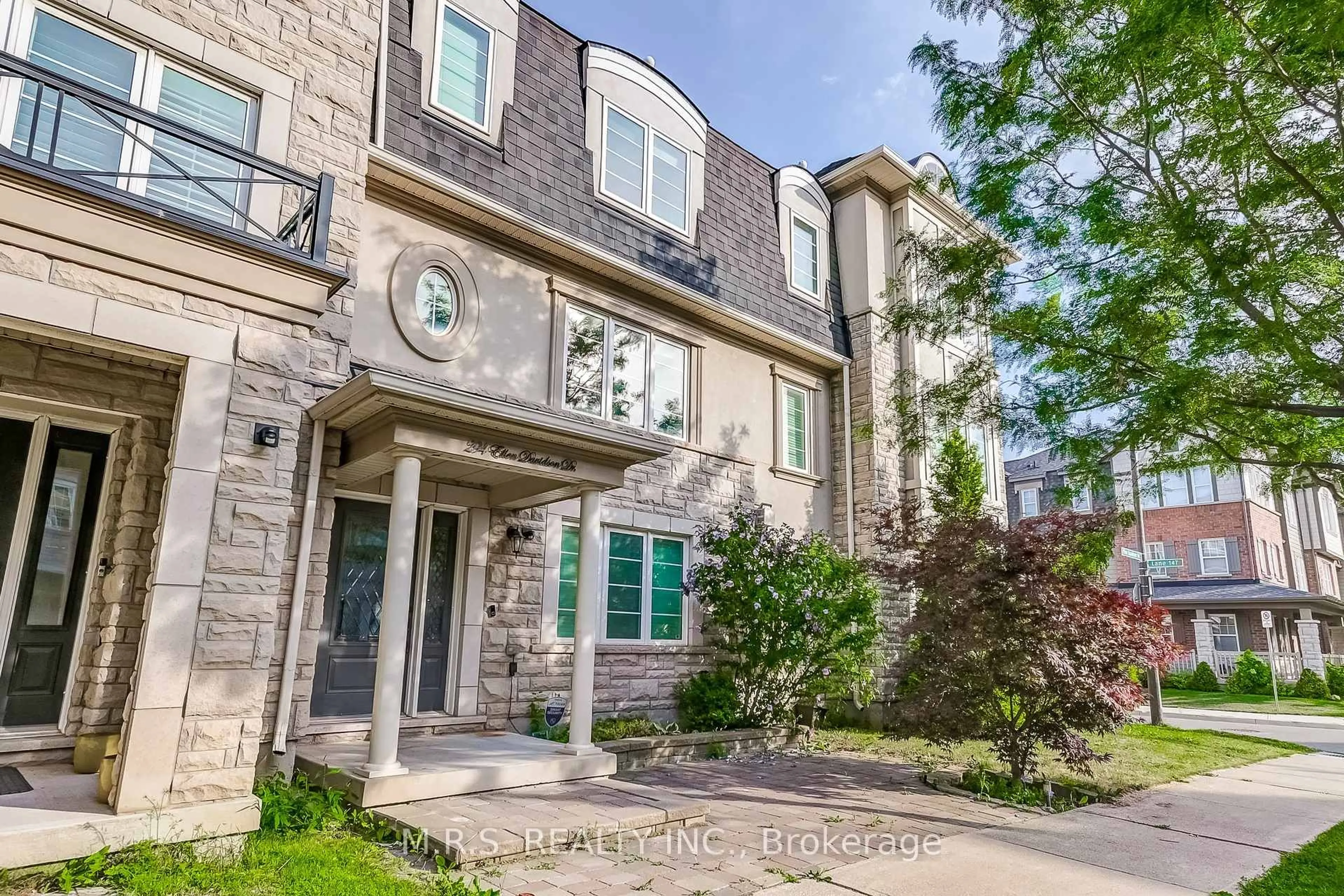Home with brick exterior material, street for 294 Ellen Davidson Dr, Oakville Ontario L6M 0V5