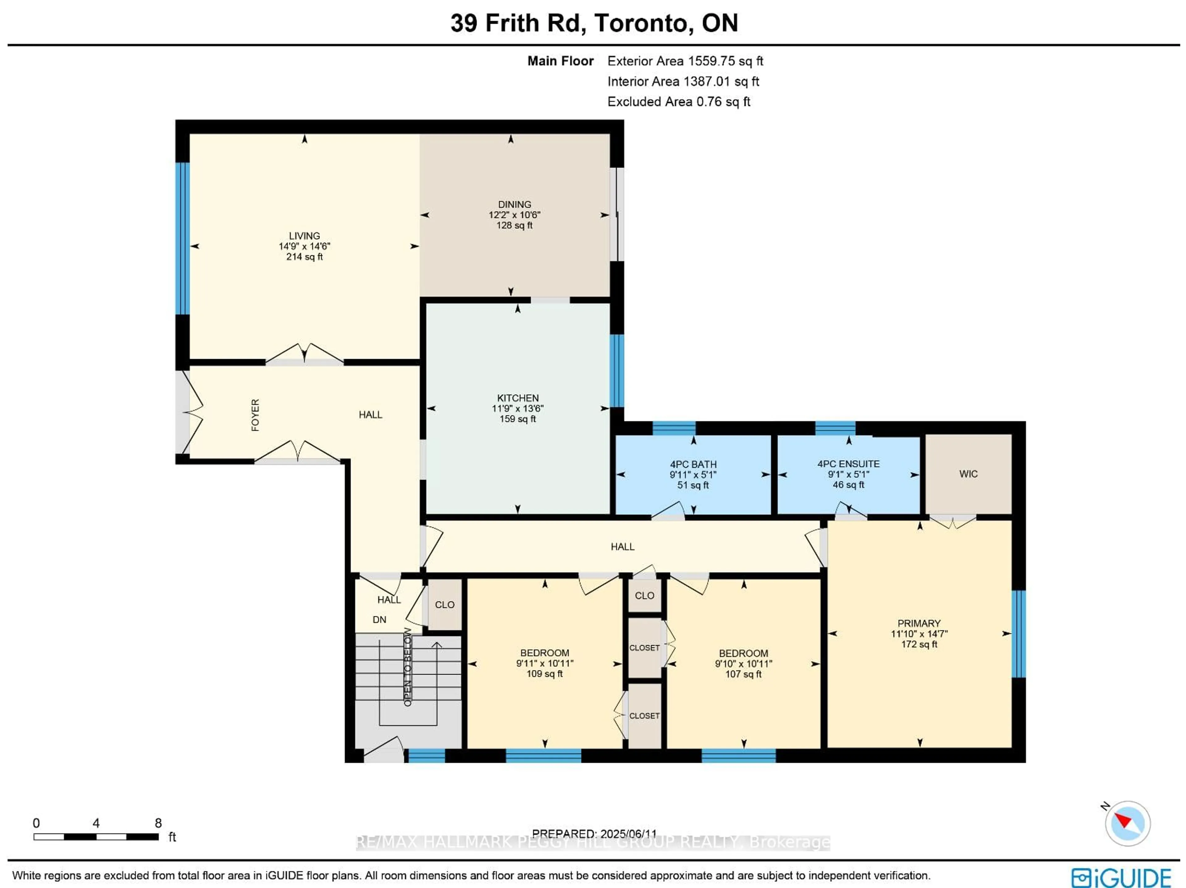 Floor plan for 39 Frith Rd, Toronto Ontario M3N 1E9