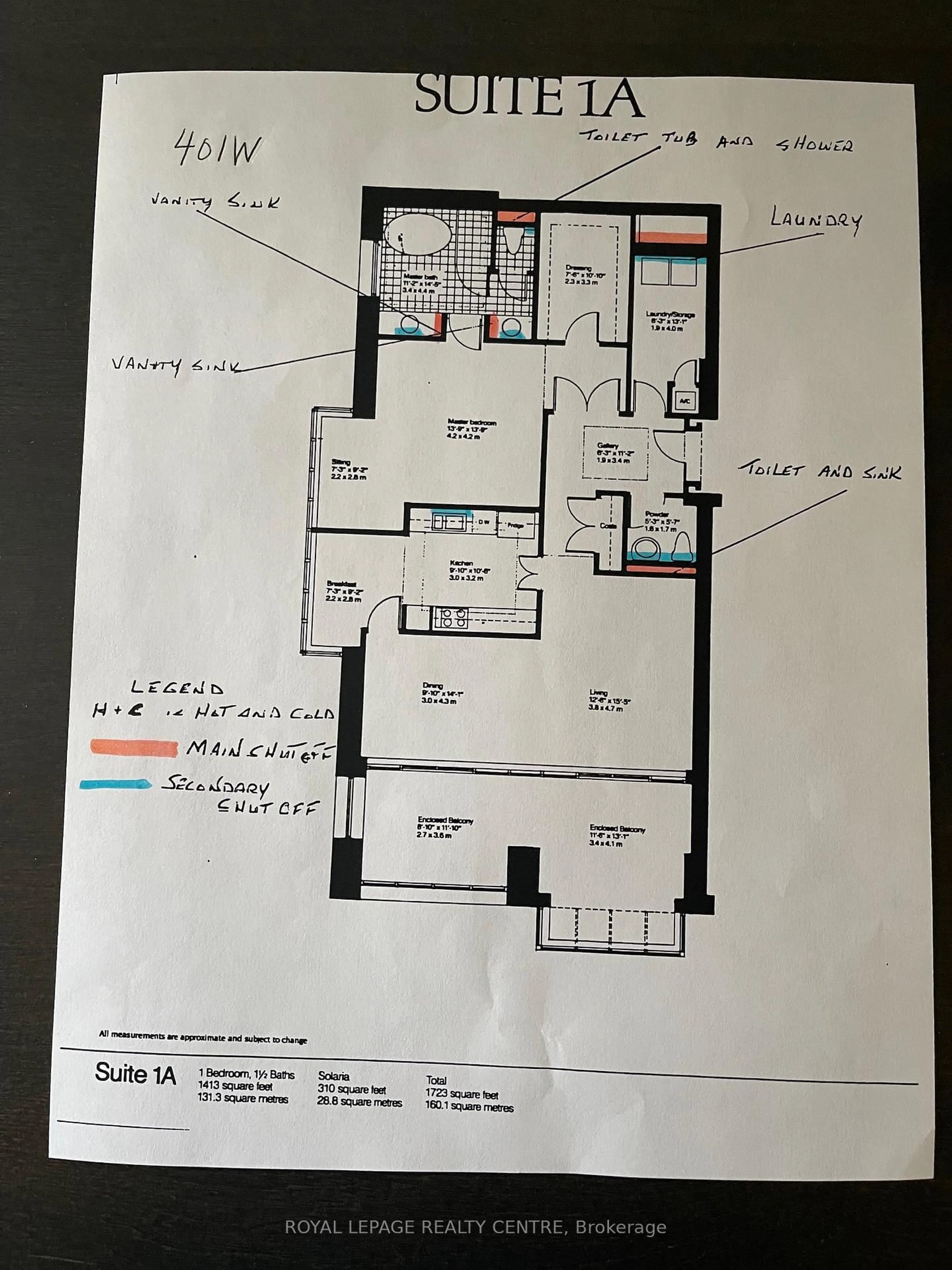 Floor plan for 2866 Battleford Rd #Unit 11C, Mississauga Ontario L5N 3L3