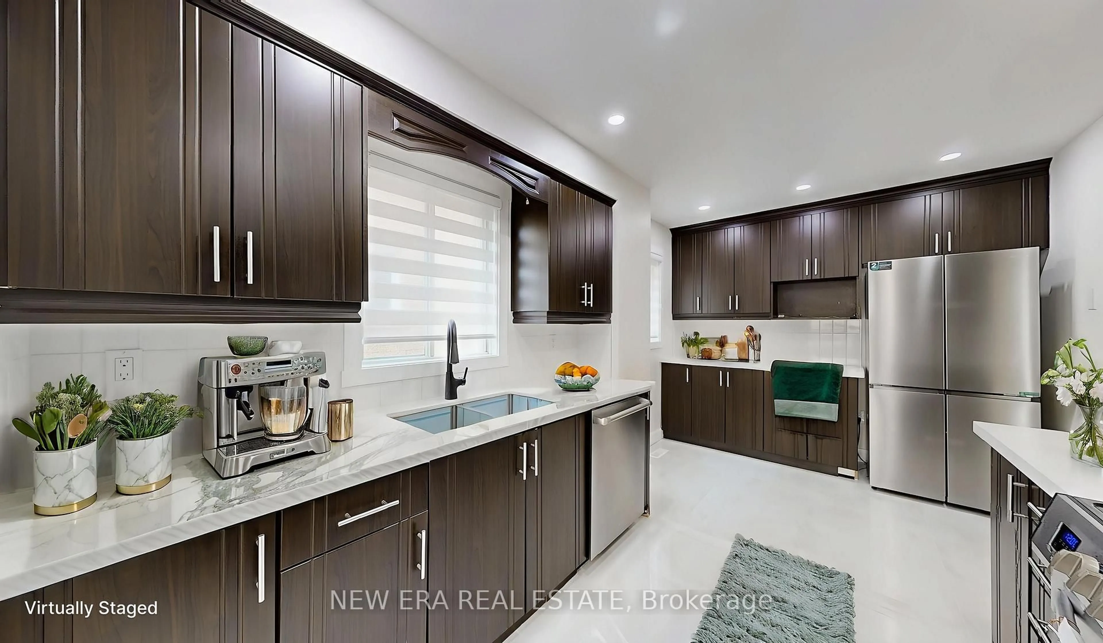 Contemporary kitchen, ceramic/tile floor for 96 Toba Cres, Brampton Ontario L6Z 4R8