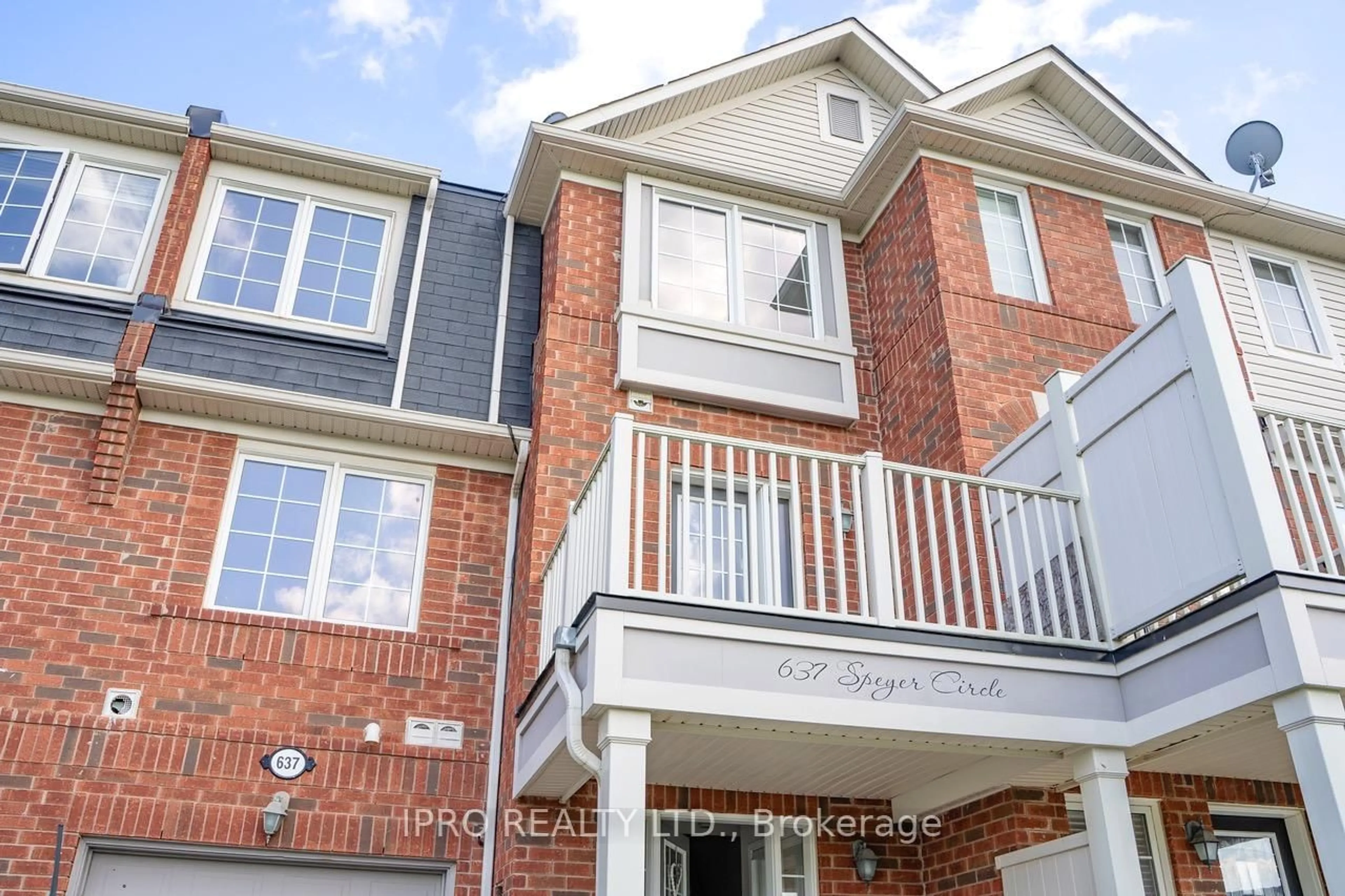 Home with brick exterior material, street for 637 Speyer Circ, Milton Ontario L9T 0Y1