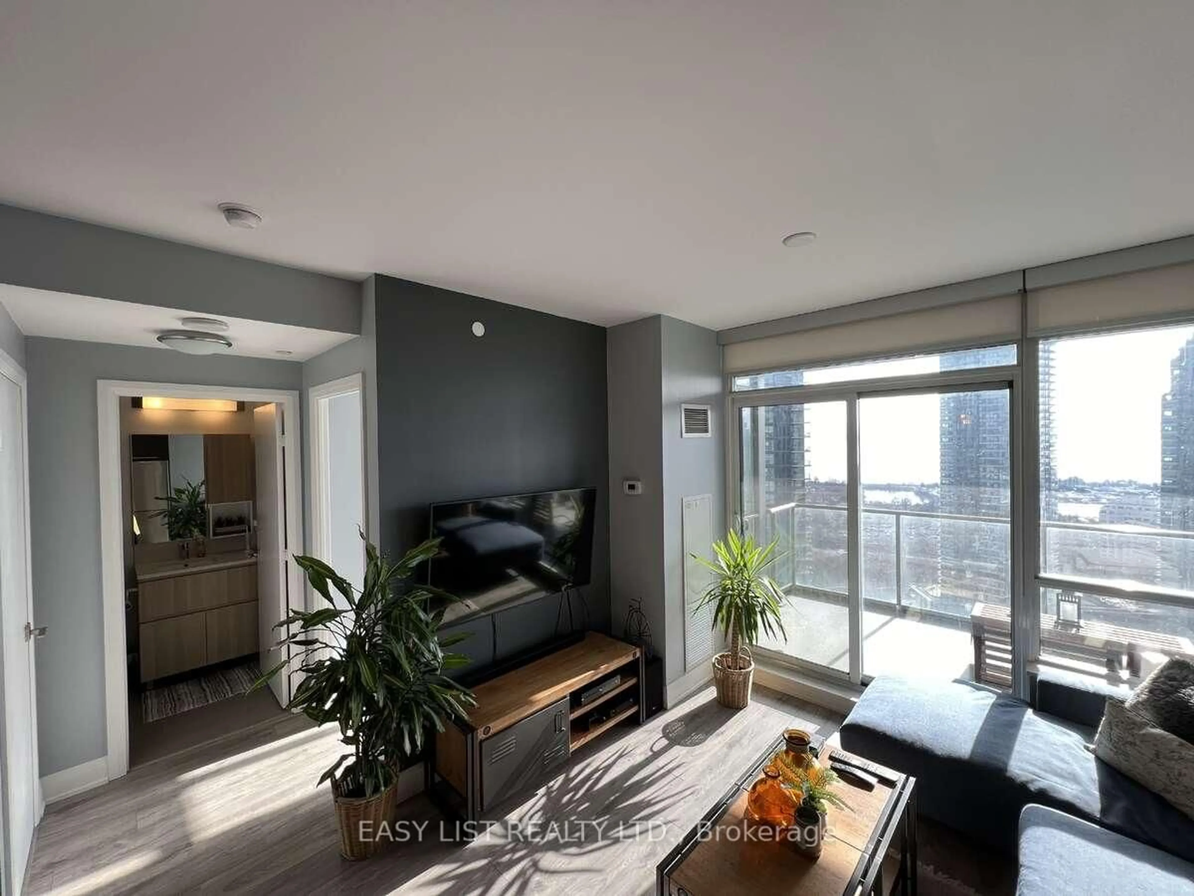 Living room with furniture, unknown for 36 Park Lawn Rd #2401, Toronto Ontario M8V 0E5